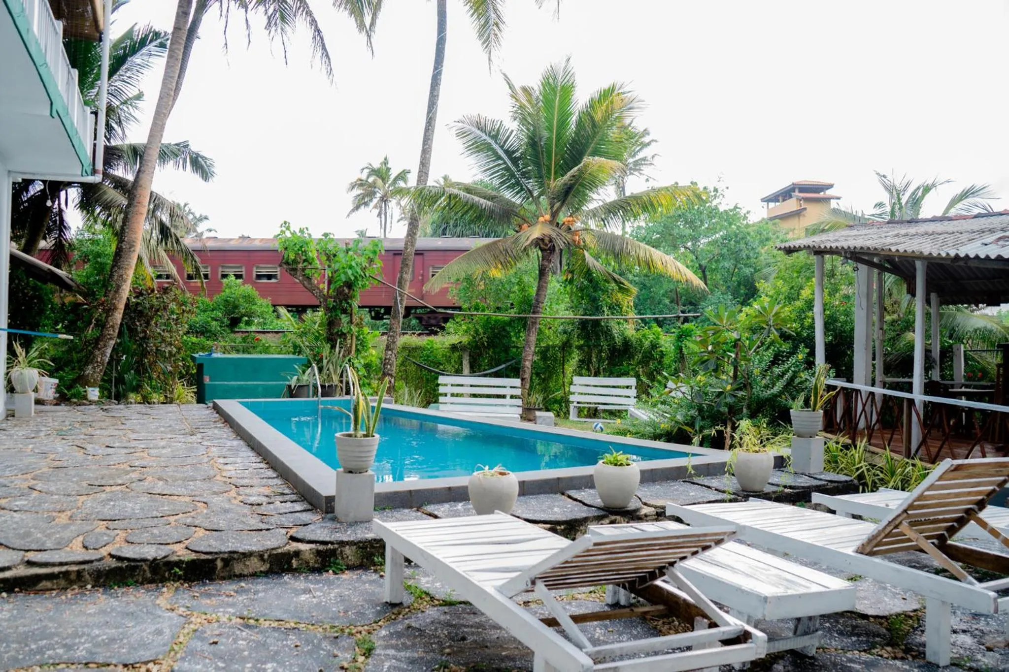 Day in Asanka Surf House & Restaurant with pool