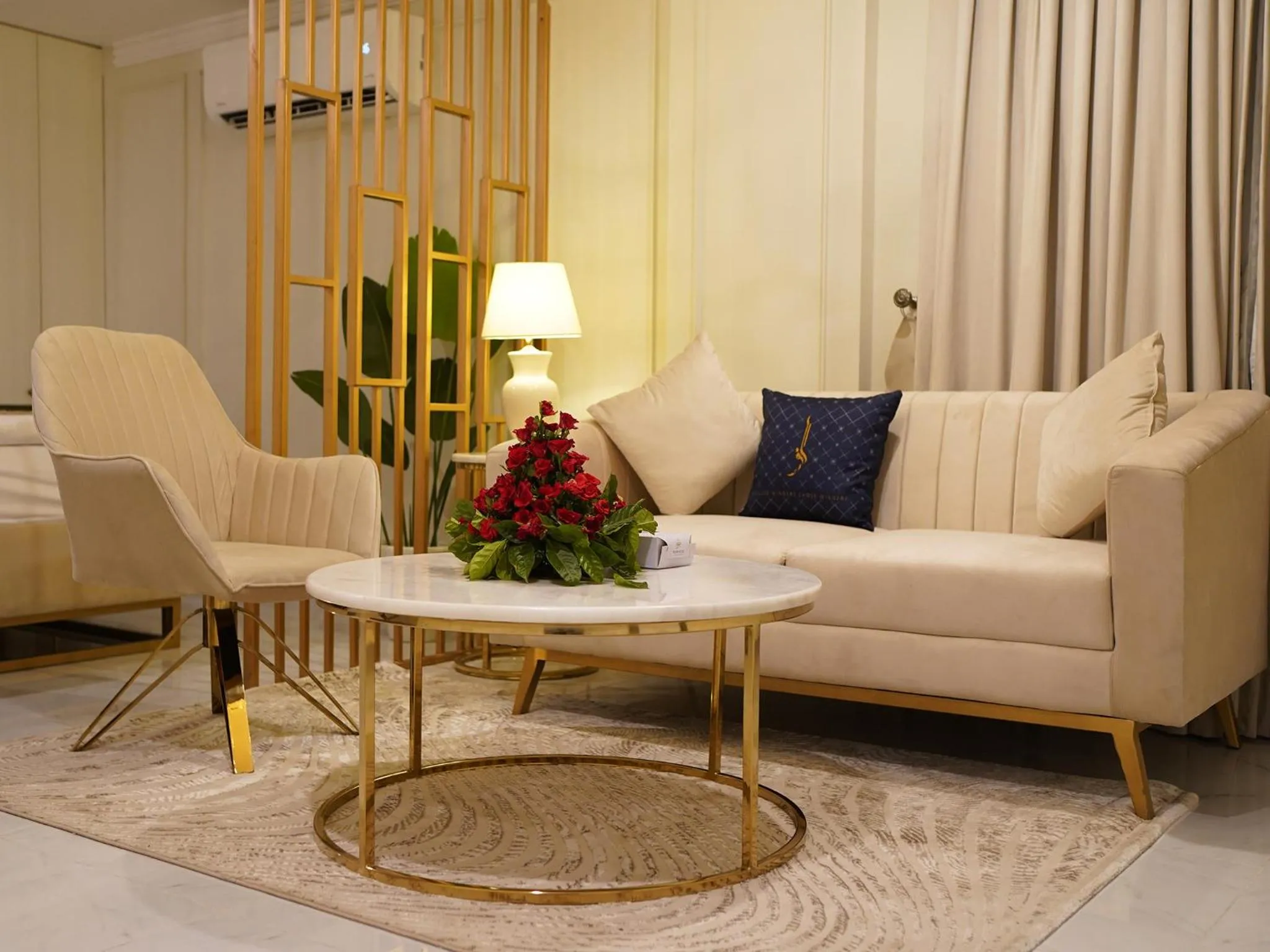 Seating area in Toor Hotel Apartments