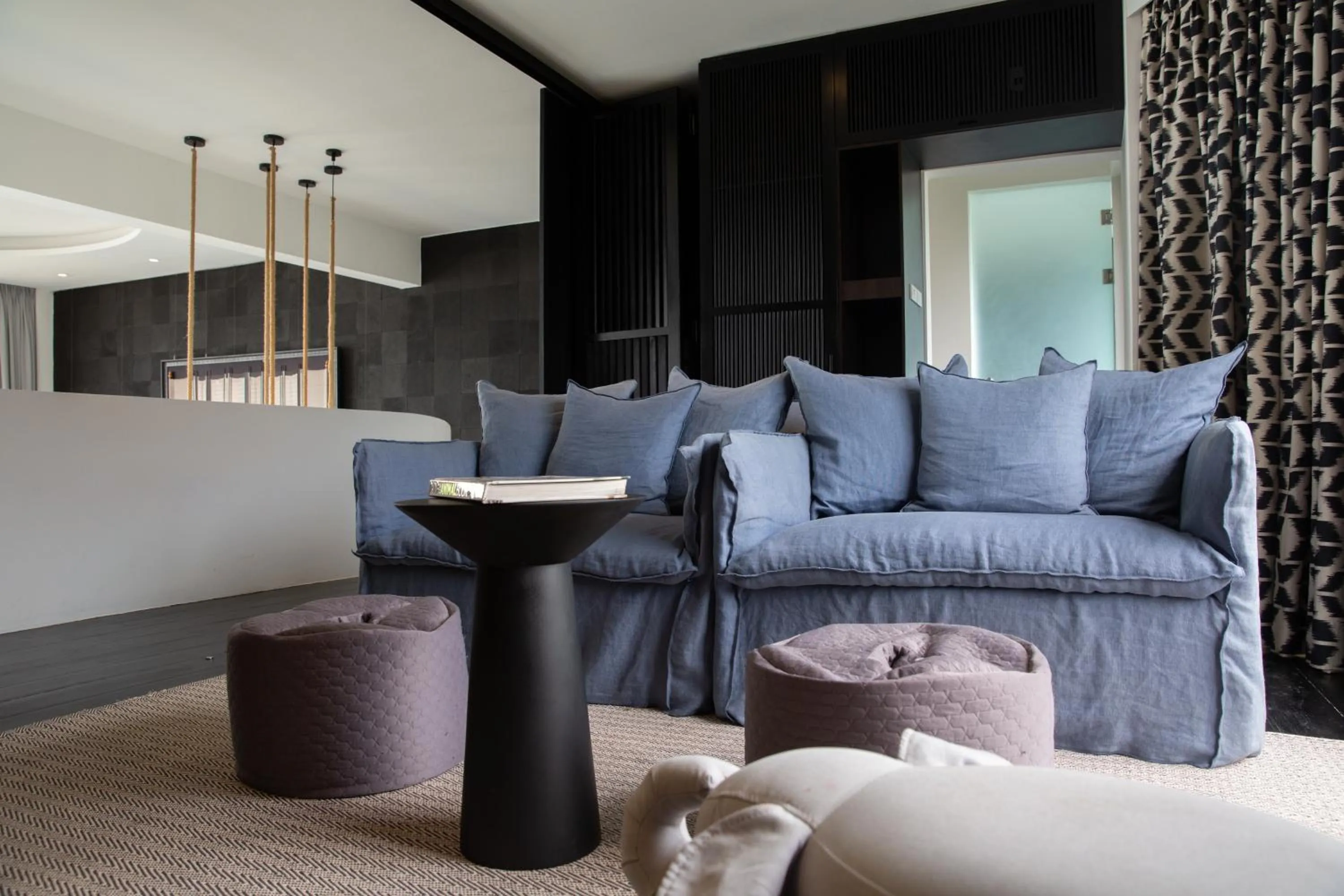 Living room in Villa U - 3BR Beachfront Haven