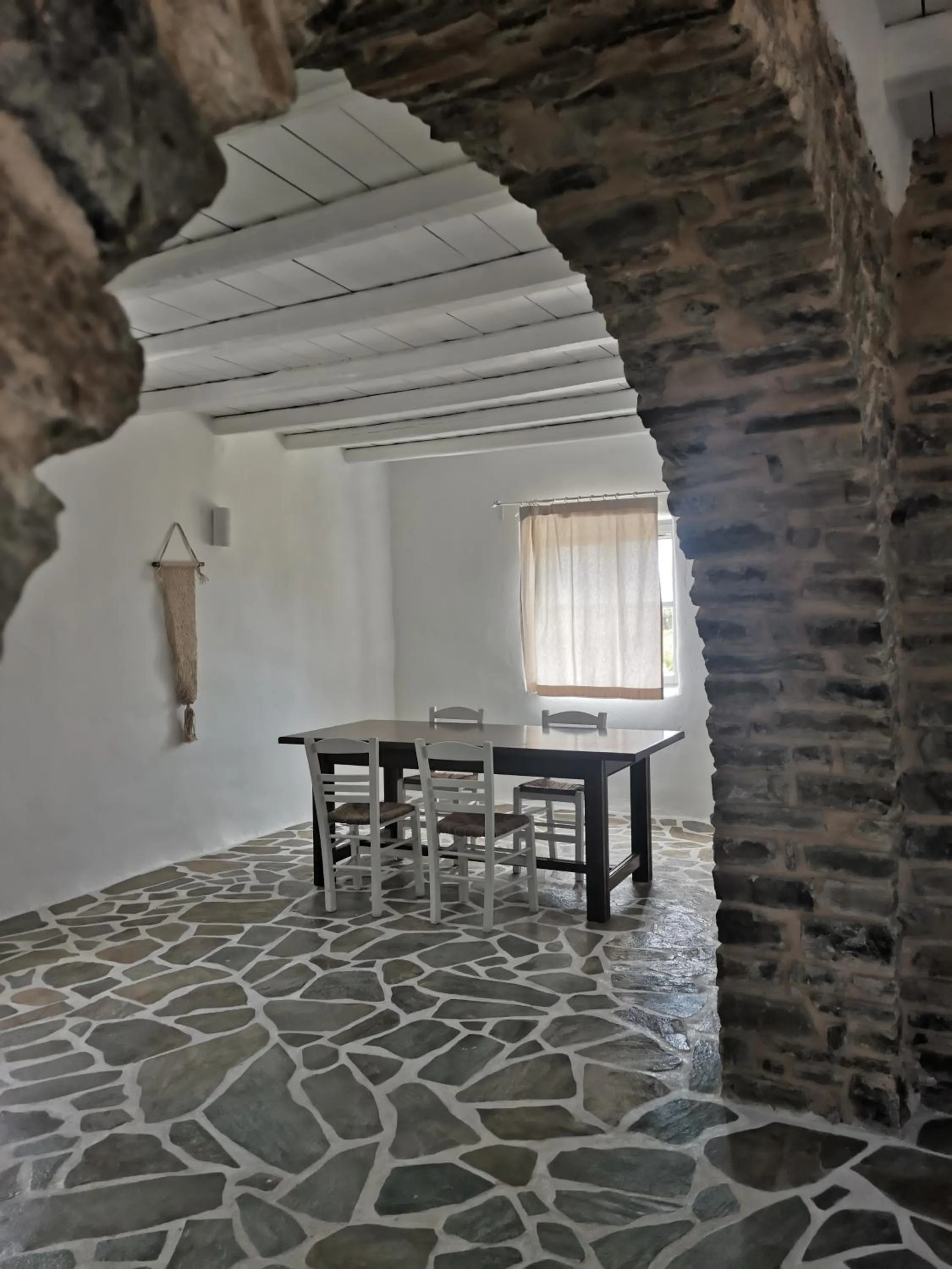 Dining area in Soros Beach Antiparos