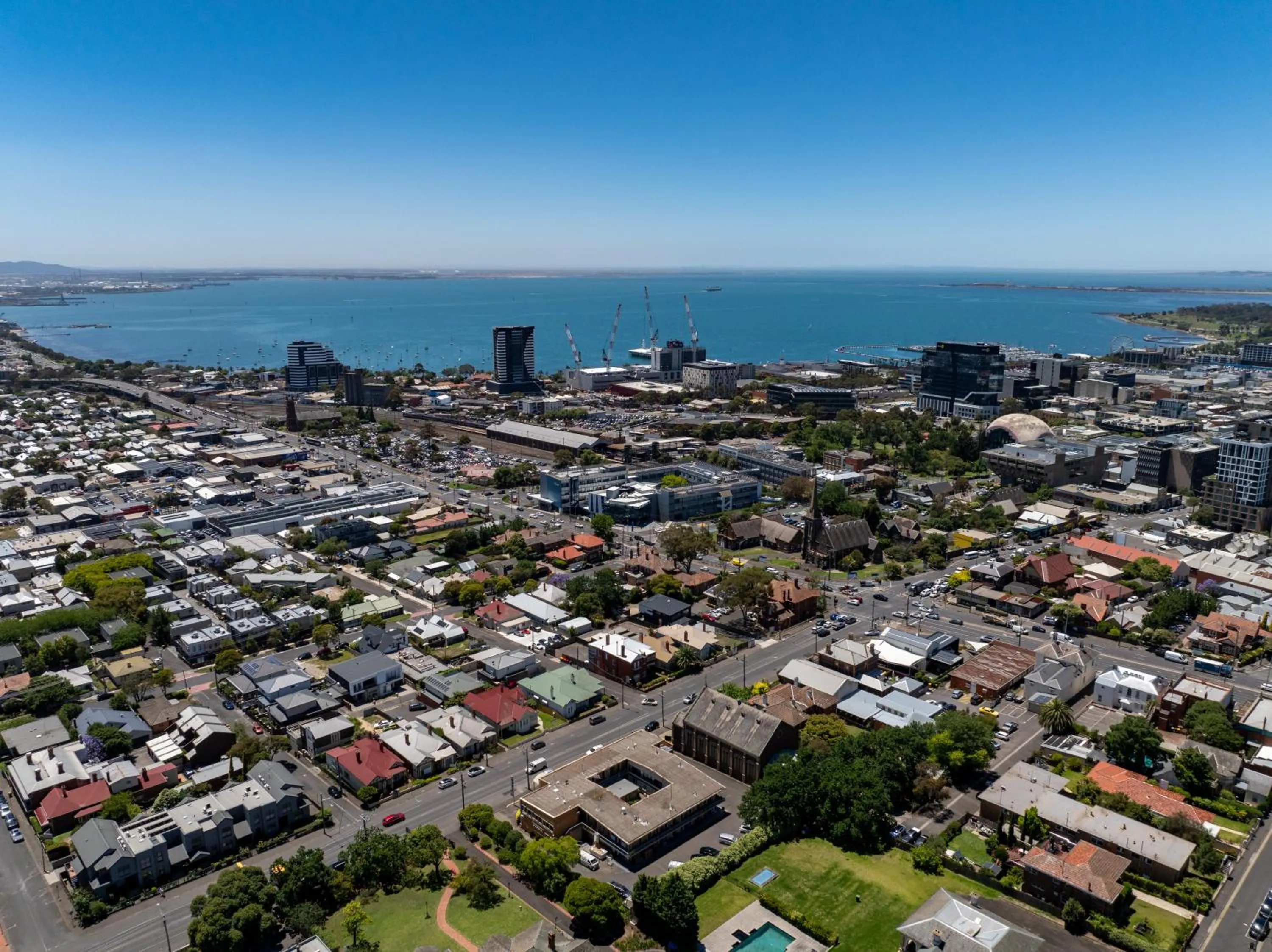 Bird's eye view in Kingsway Motel Geelong