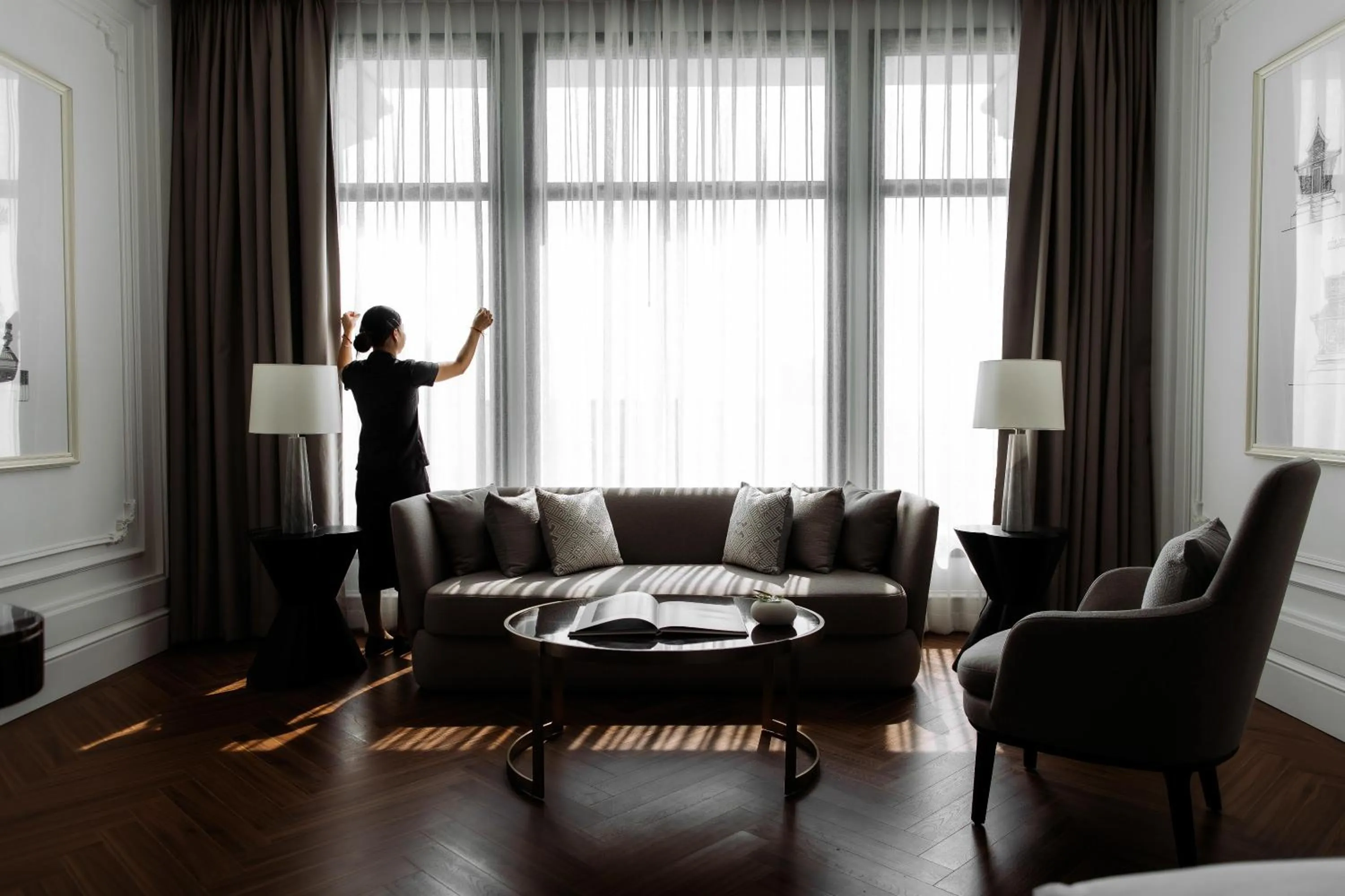 Living room in Souphattra Hotel Vientiane