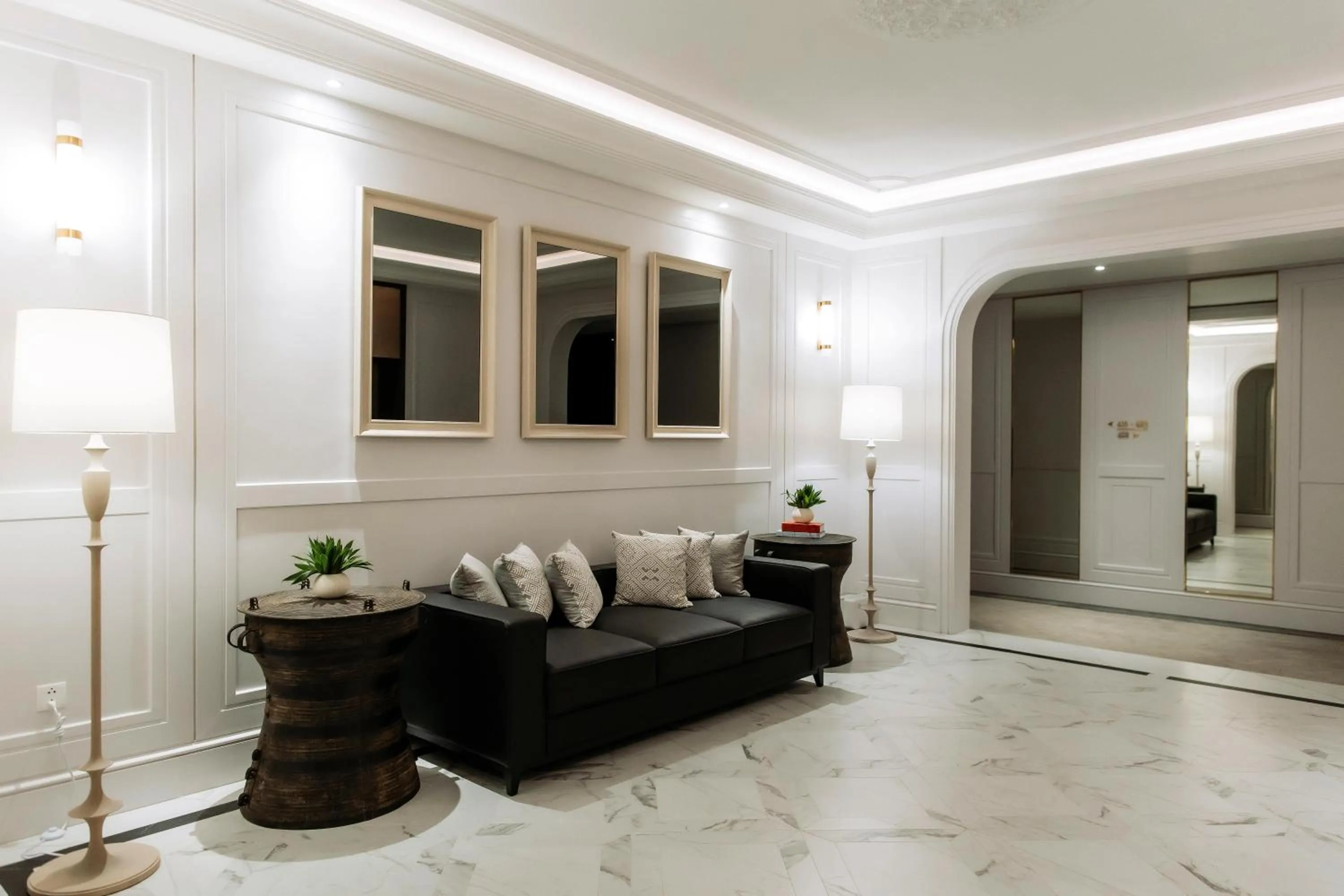 Seating area in Souphattra Hotel Vientiane