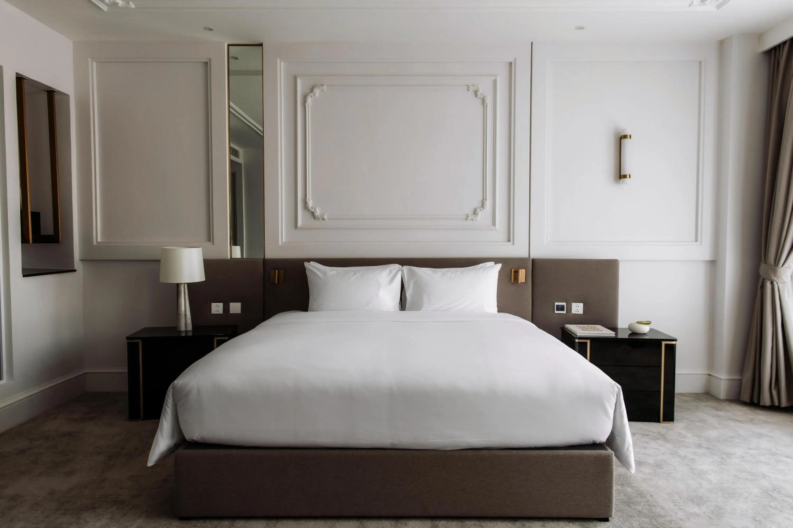 Bed in Souphattra Hotel Vientiane