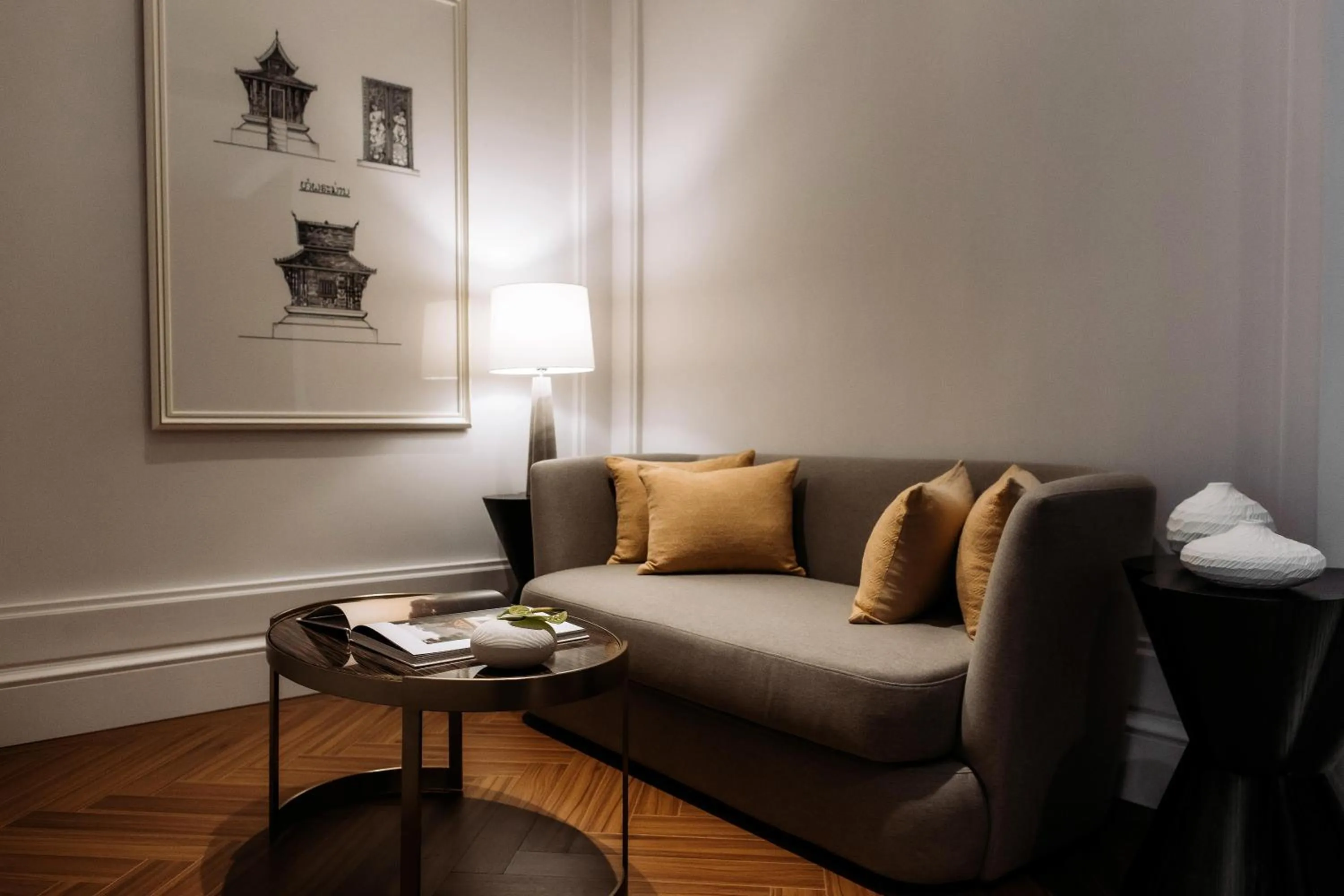 Living room in Souphattra Hotel Vientiane