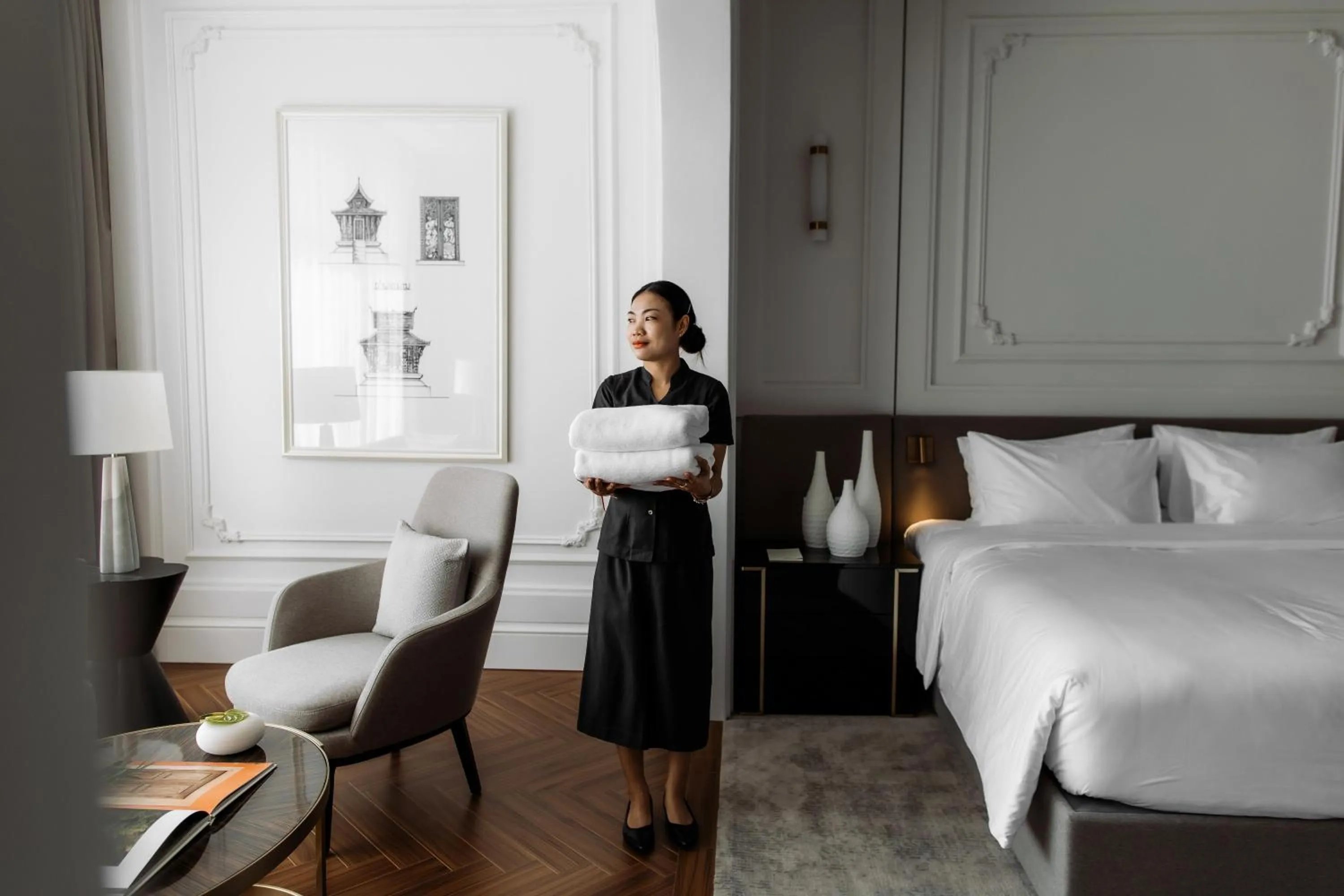 Bedroom, Bed in Souphattra Hotel Vientiane