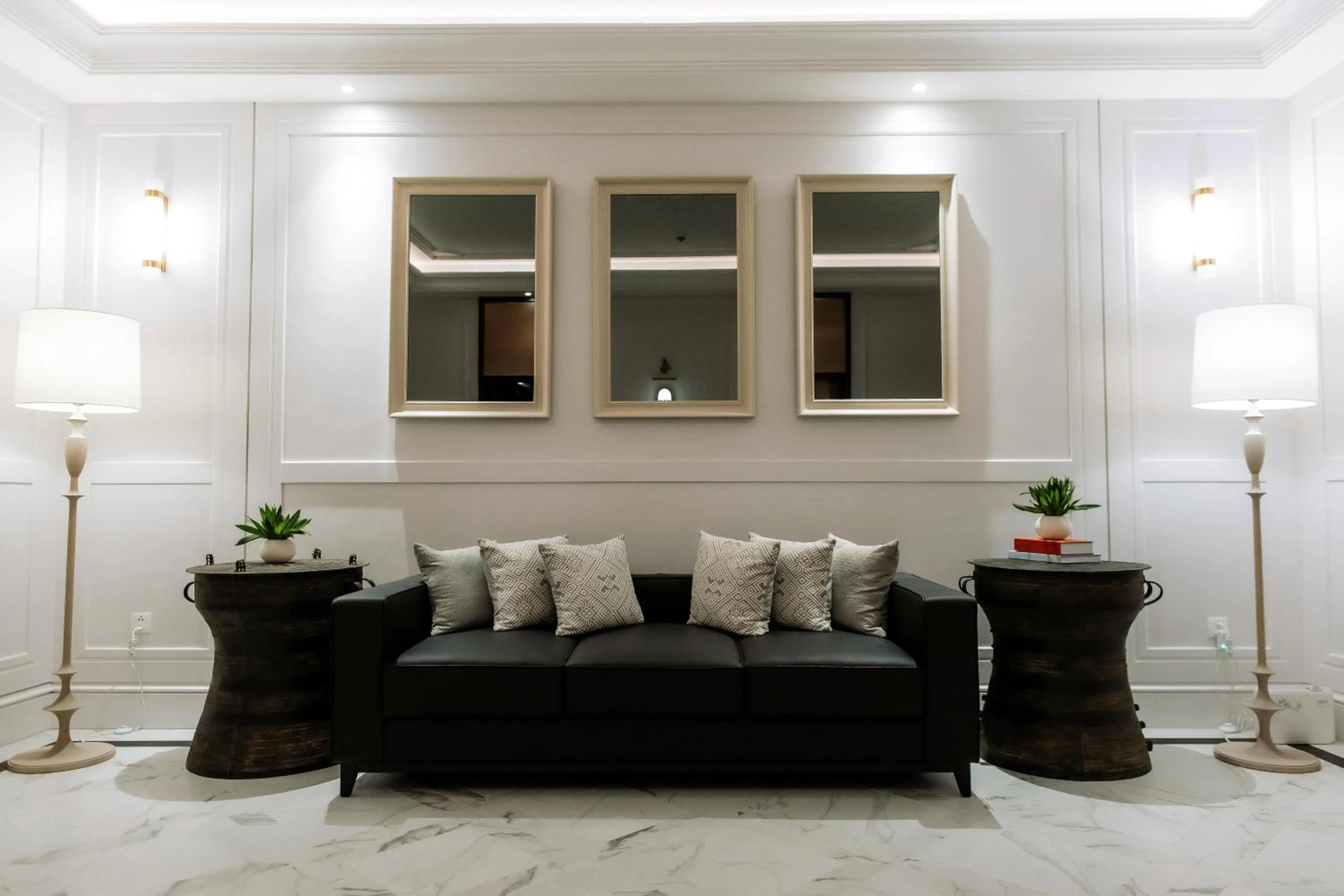 Seating area in Souphattra Hotel Vientiane