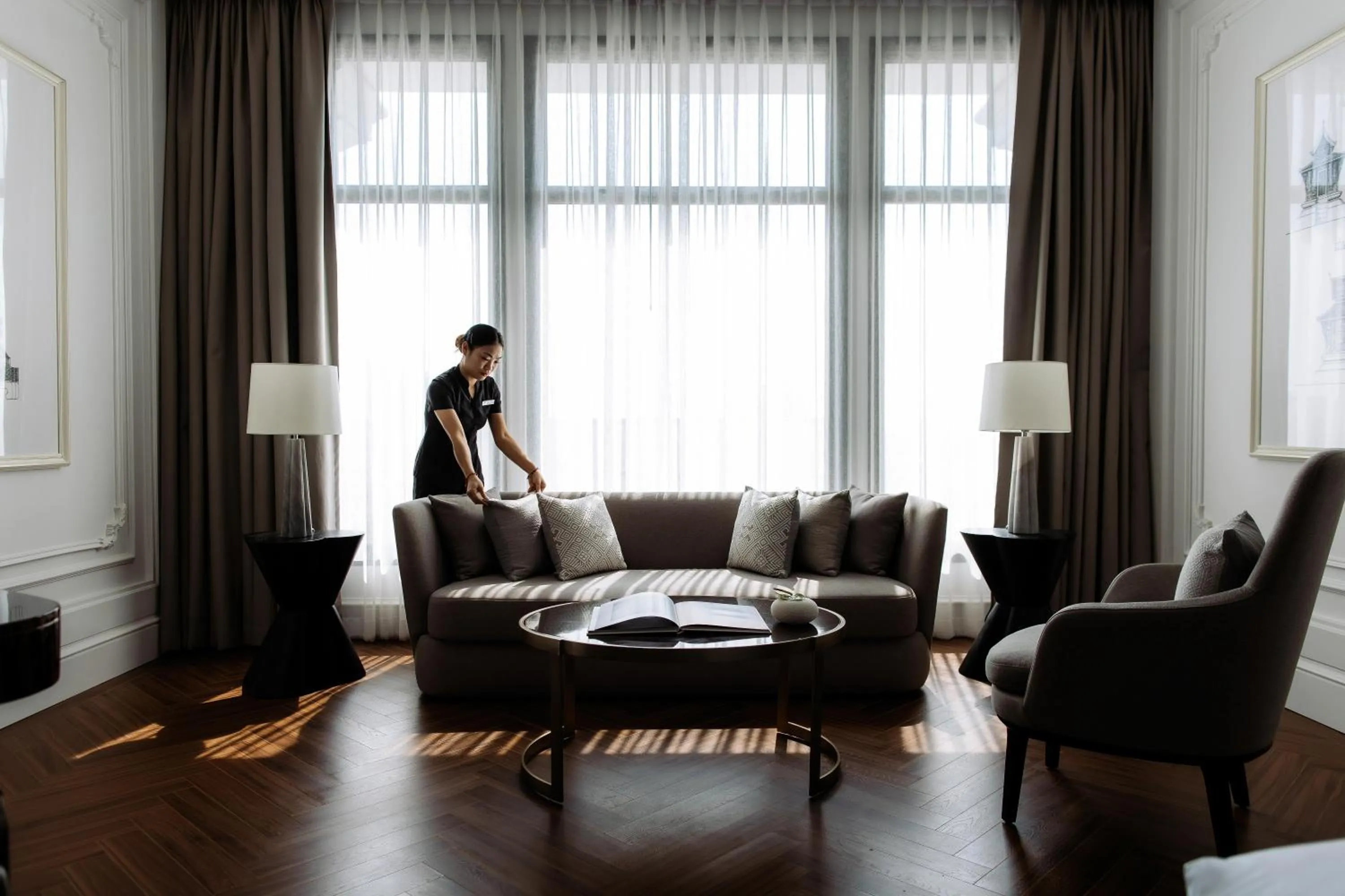 Living room in Souphattra Hotel Vientiane