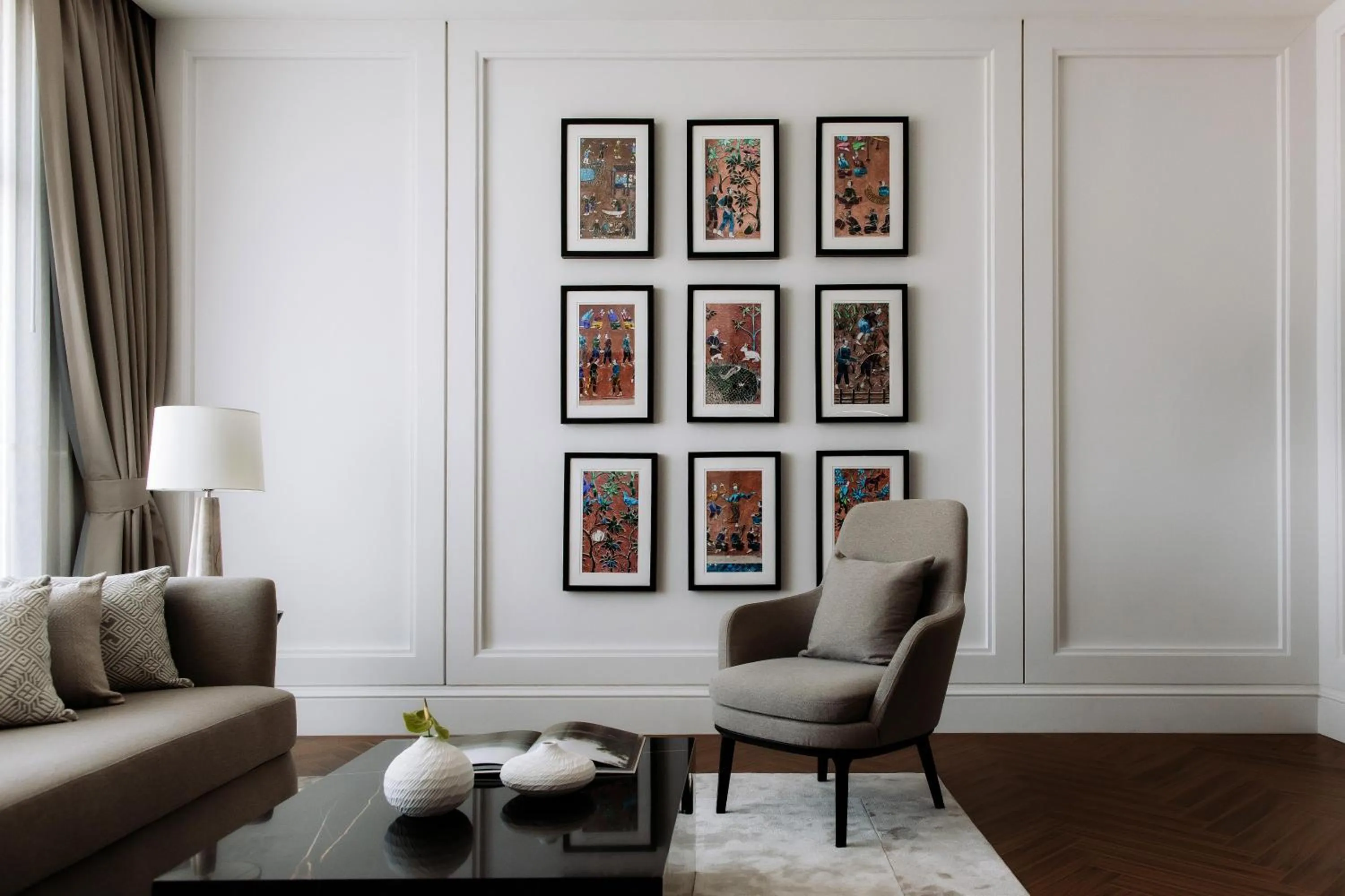 Living room in Souphattra Hotel Vientiane