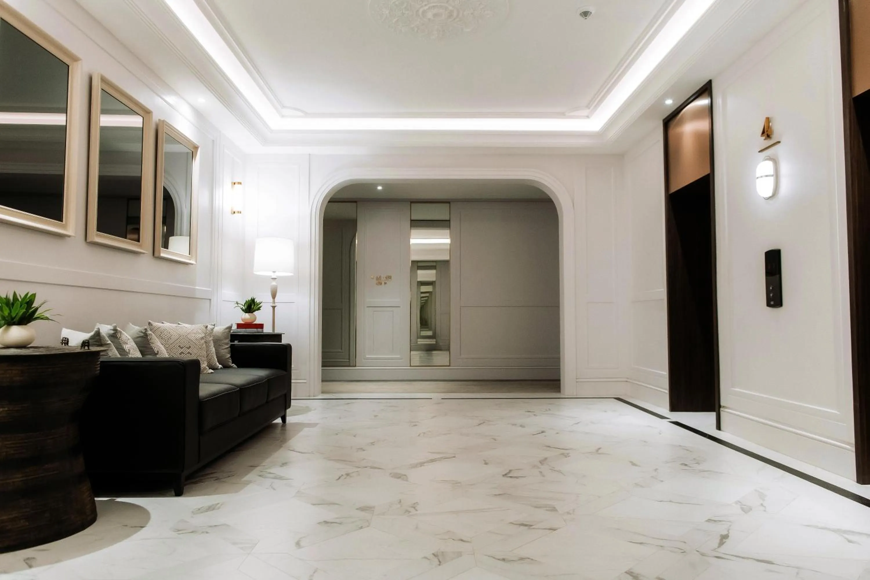 Seating area in Souphattra Hotel Vientiane