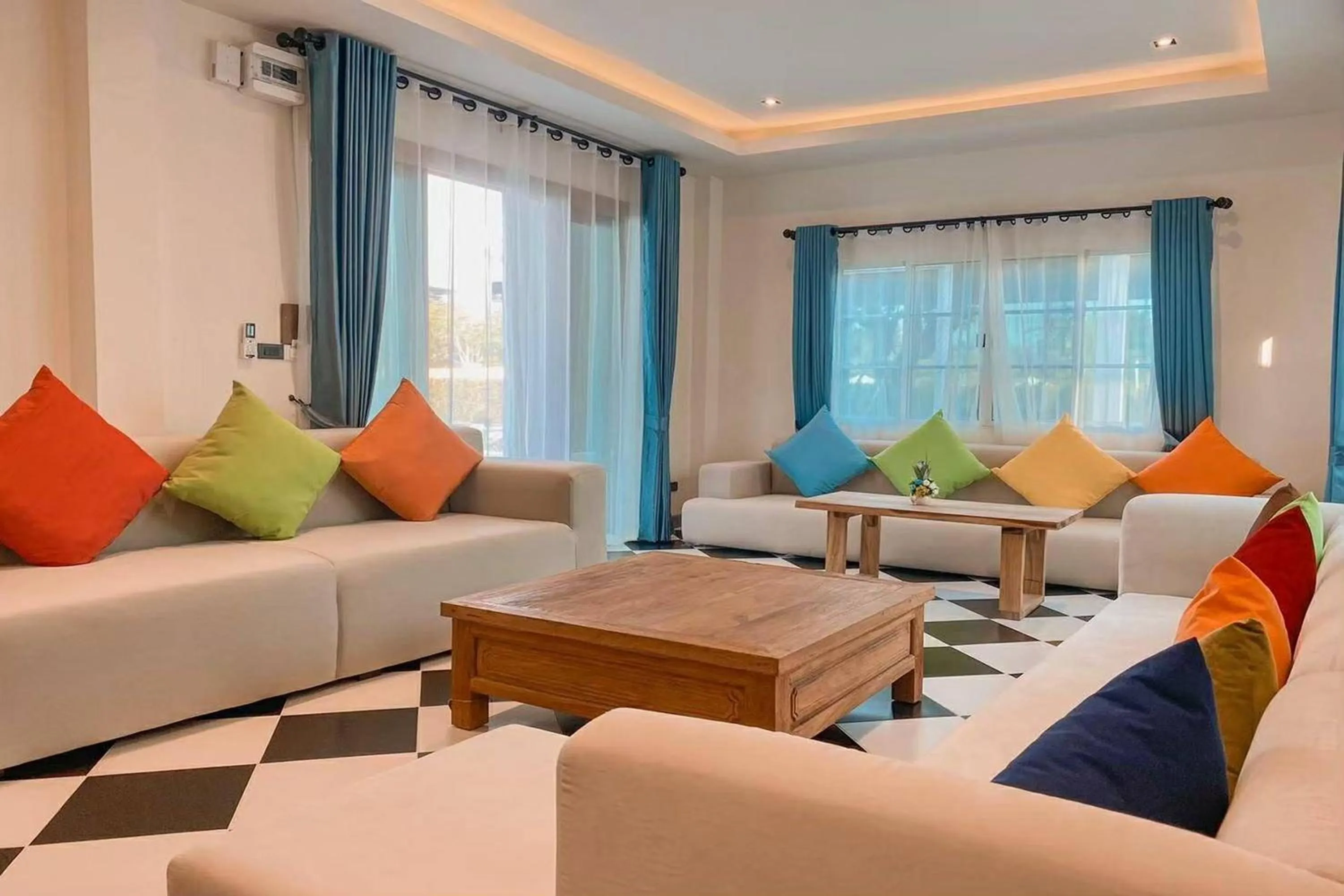 Living room in Buffalo Island Resort