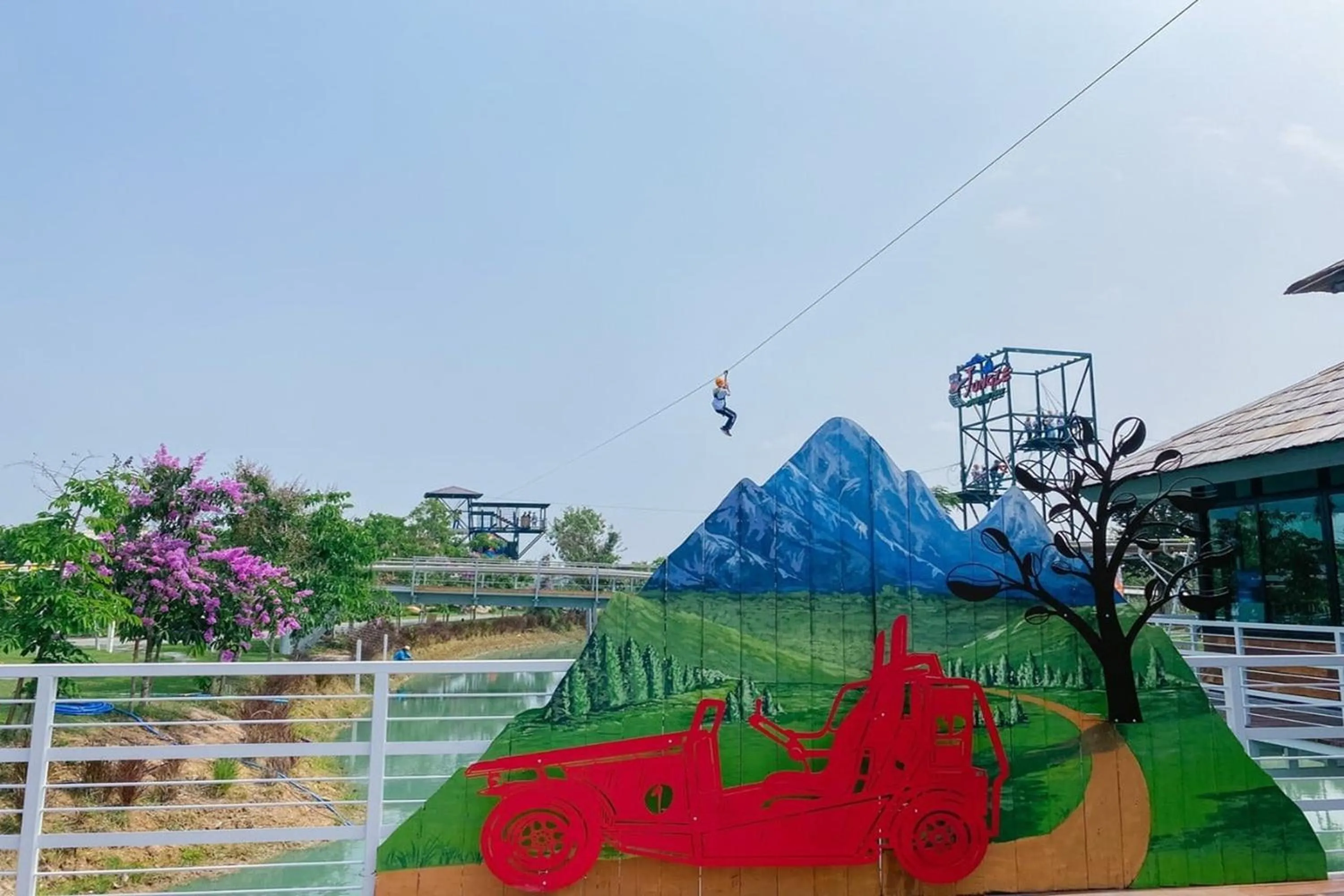 Garden view in Buffalo Island Resort