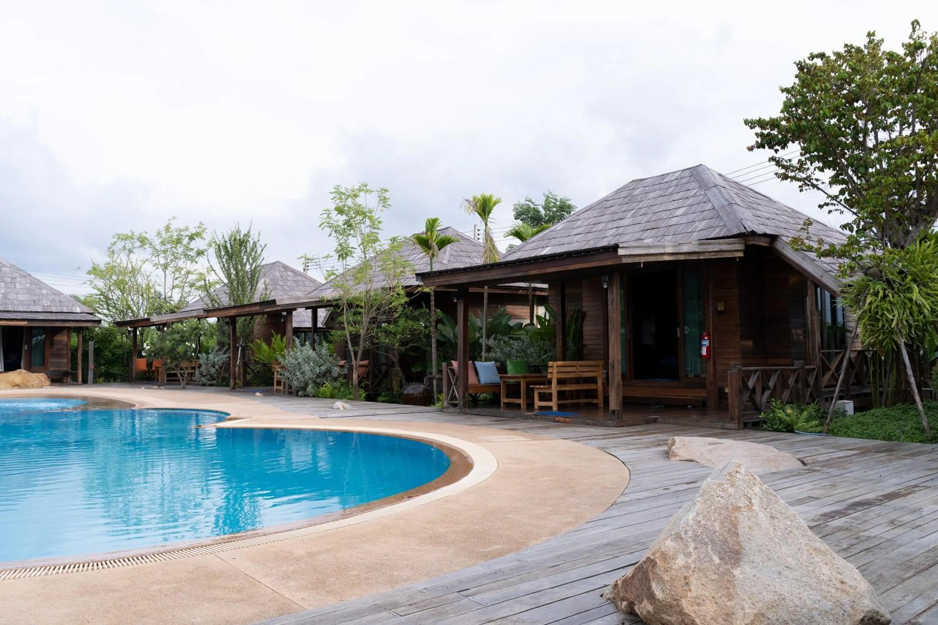 Swimming pool in Buffalo Island Resort
