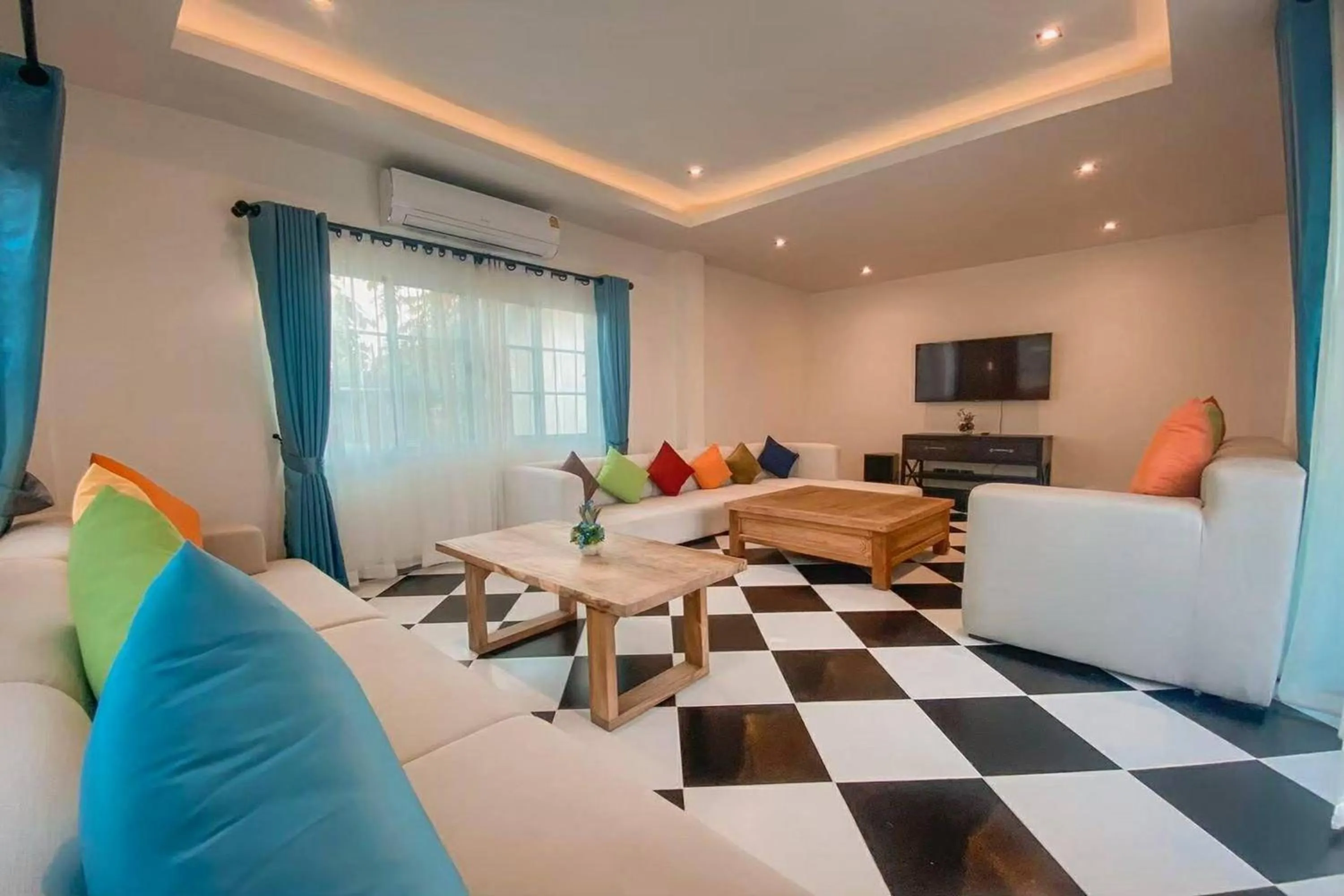 Living room in Buffalo Island Resort