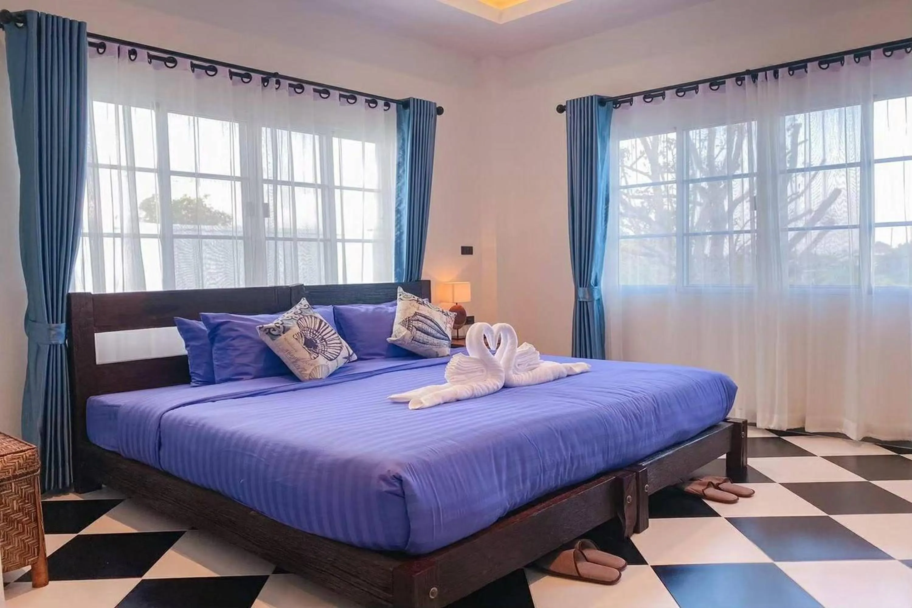 Bed in Buffalo Island Resort