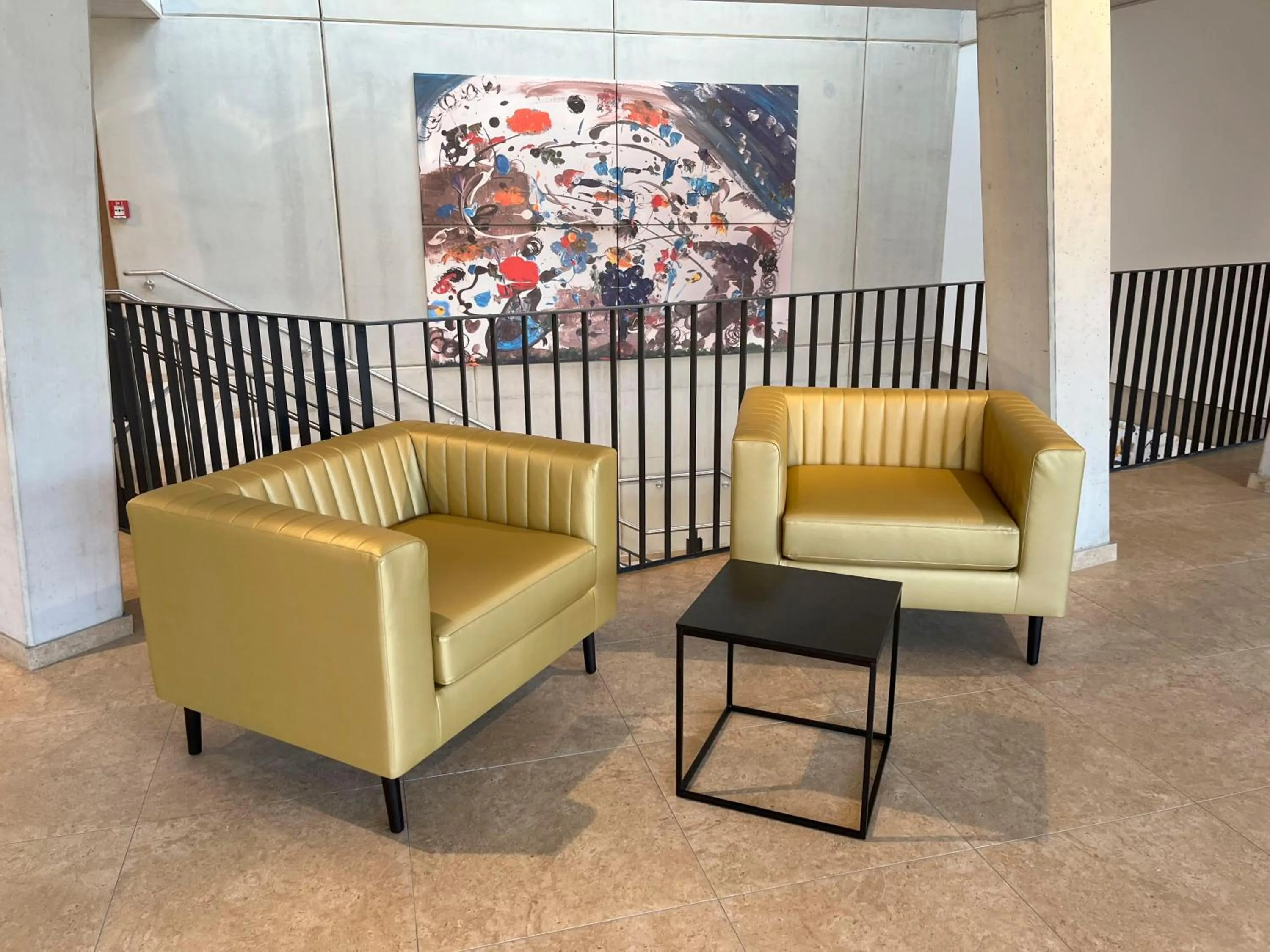 Lobby or reception in Hotel im Zentrum für Visionen