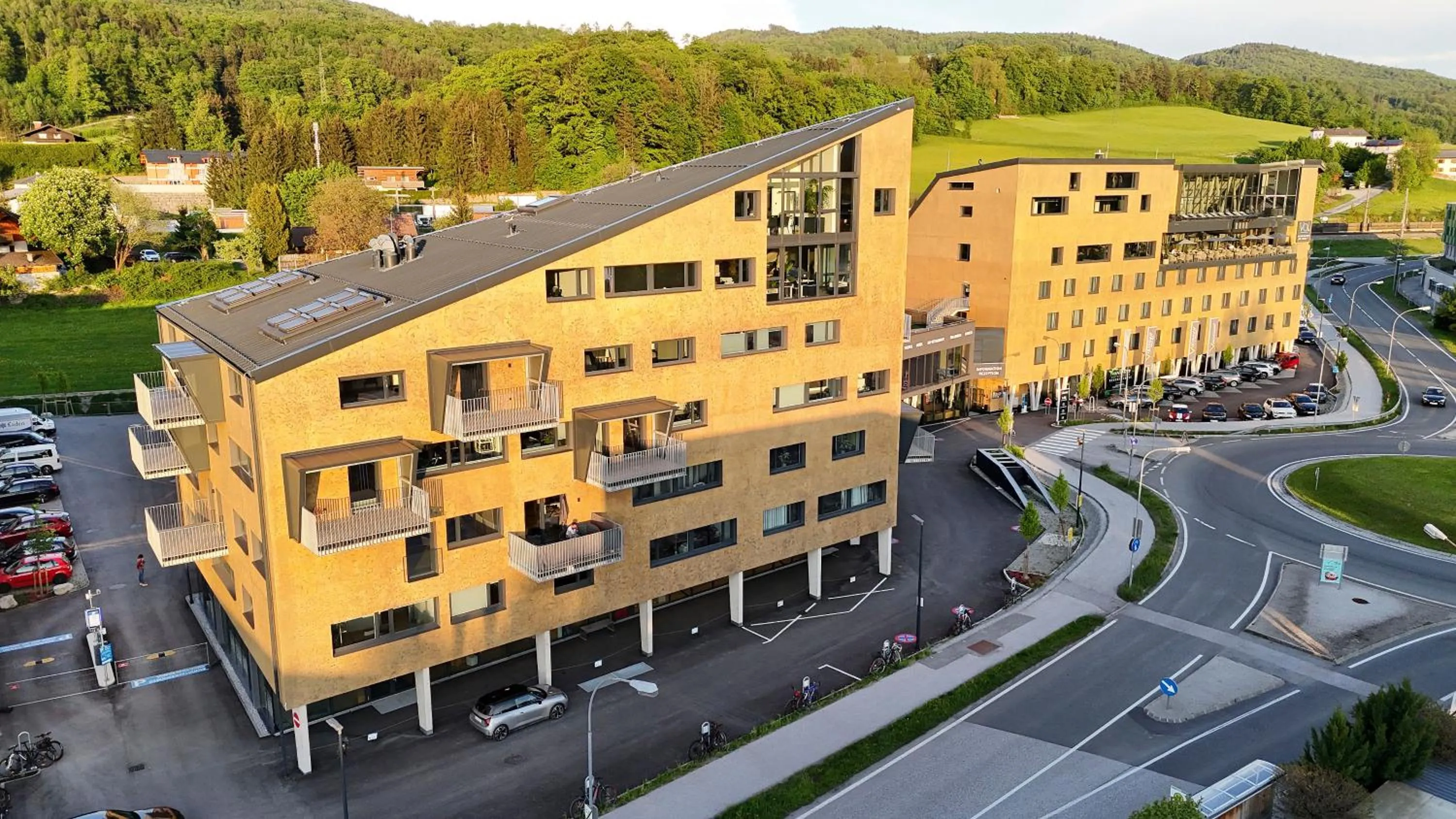 Property building in Hotel im Zentrum für Visionen