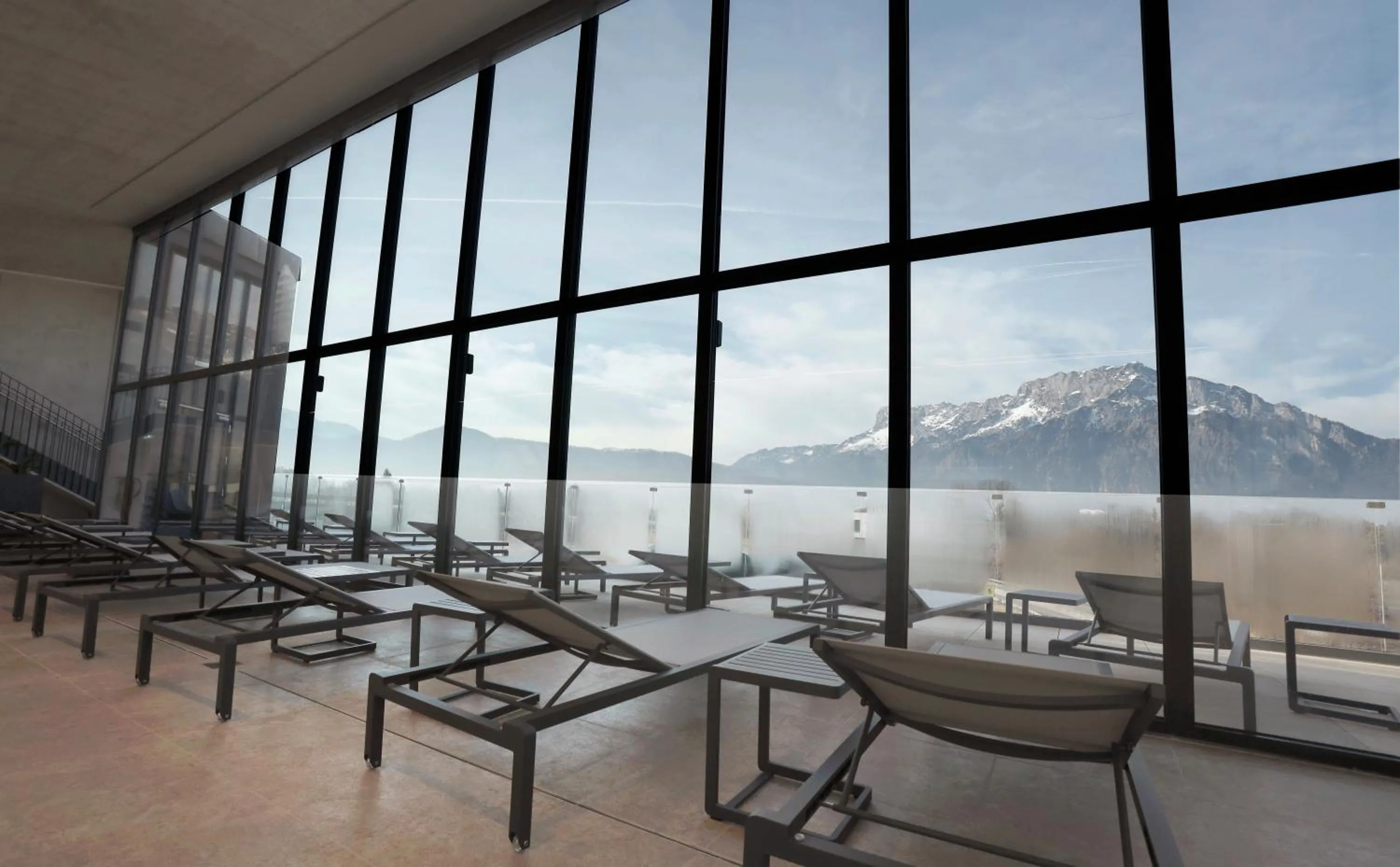 Mountain view in Hotel im Zentrum für Visionen