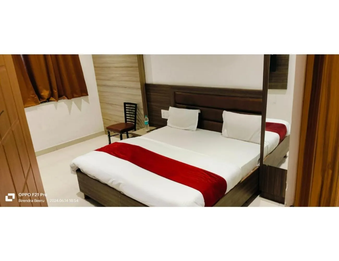 Bed in Hotel Ganges Park, Haridwar