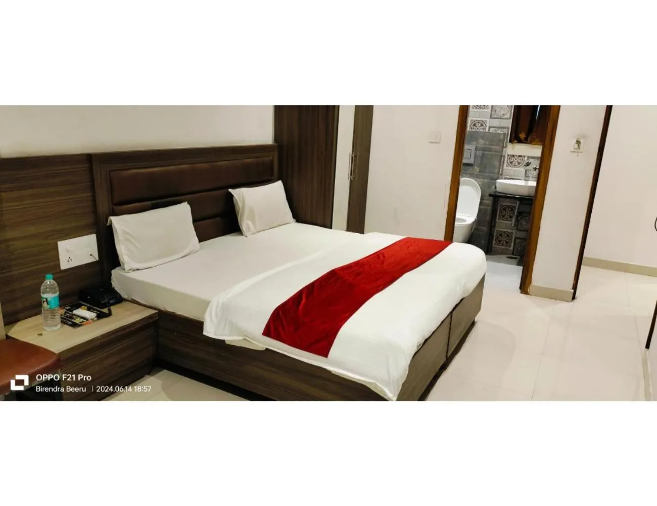 Bed in Hotel Ganges Park, Haridwar