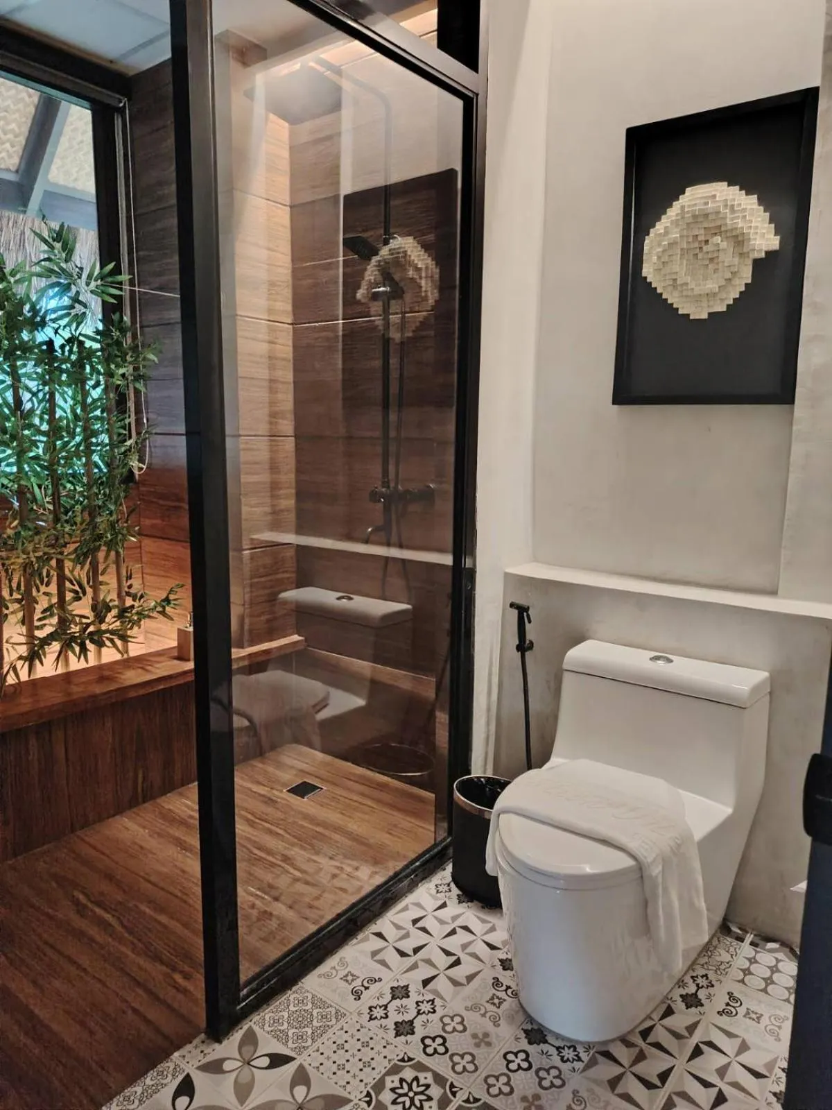 Toilet in Station One Beach Resort