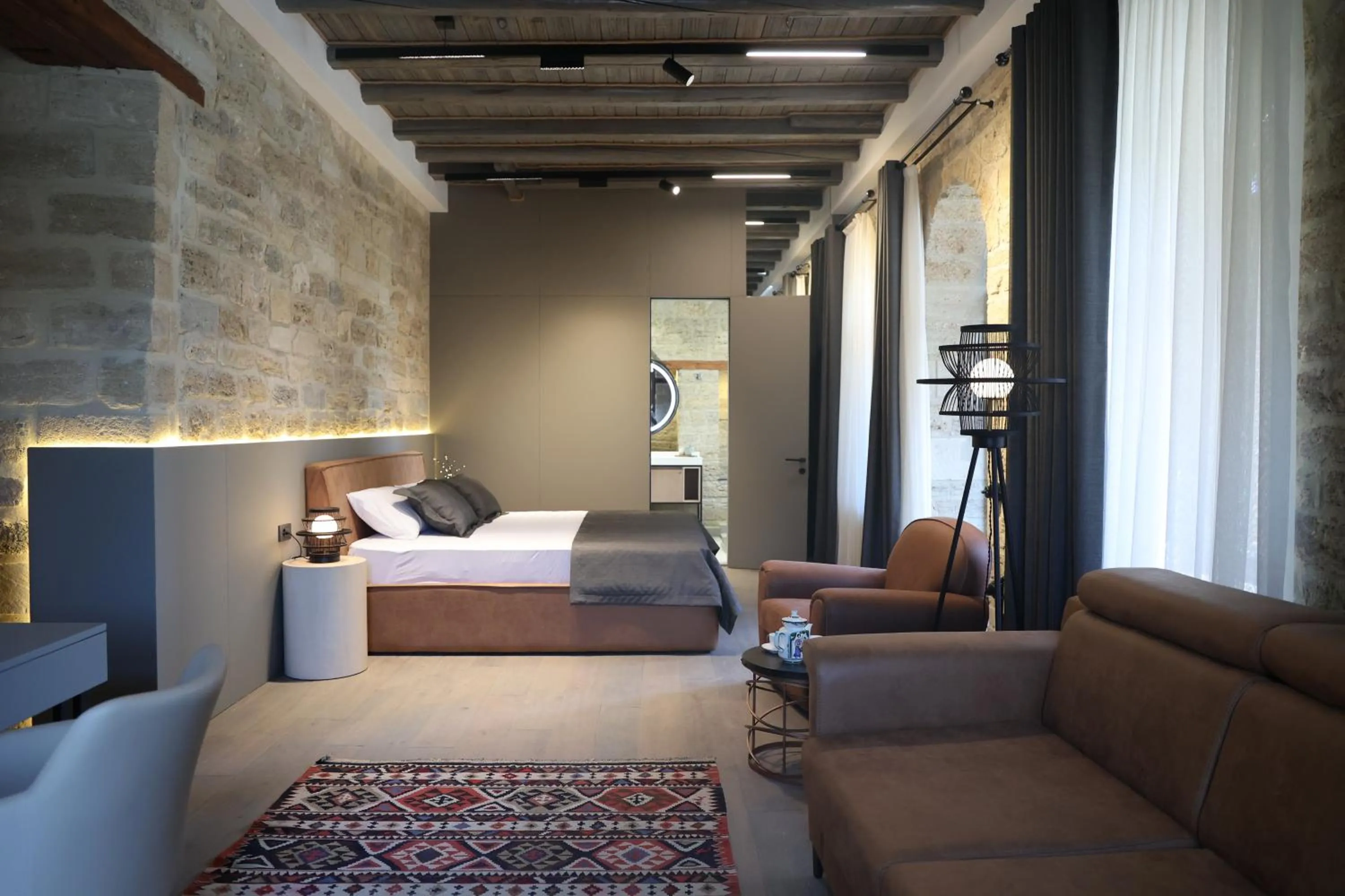 Bed in Kilim Boutique Hotel