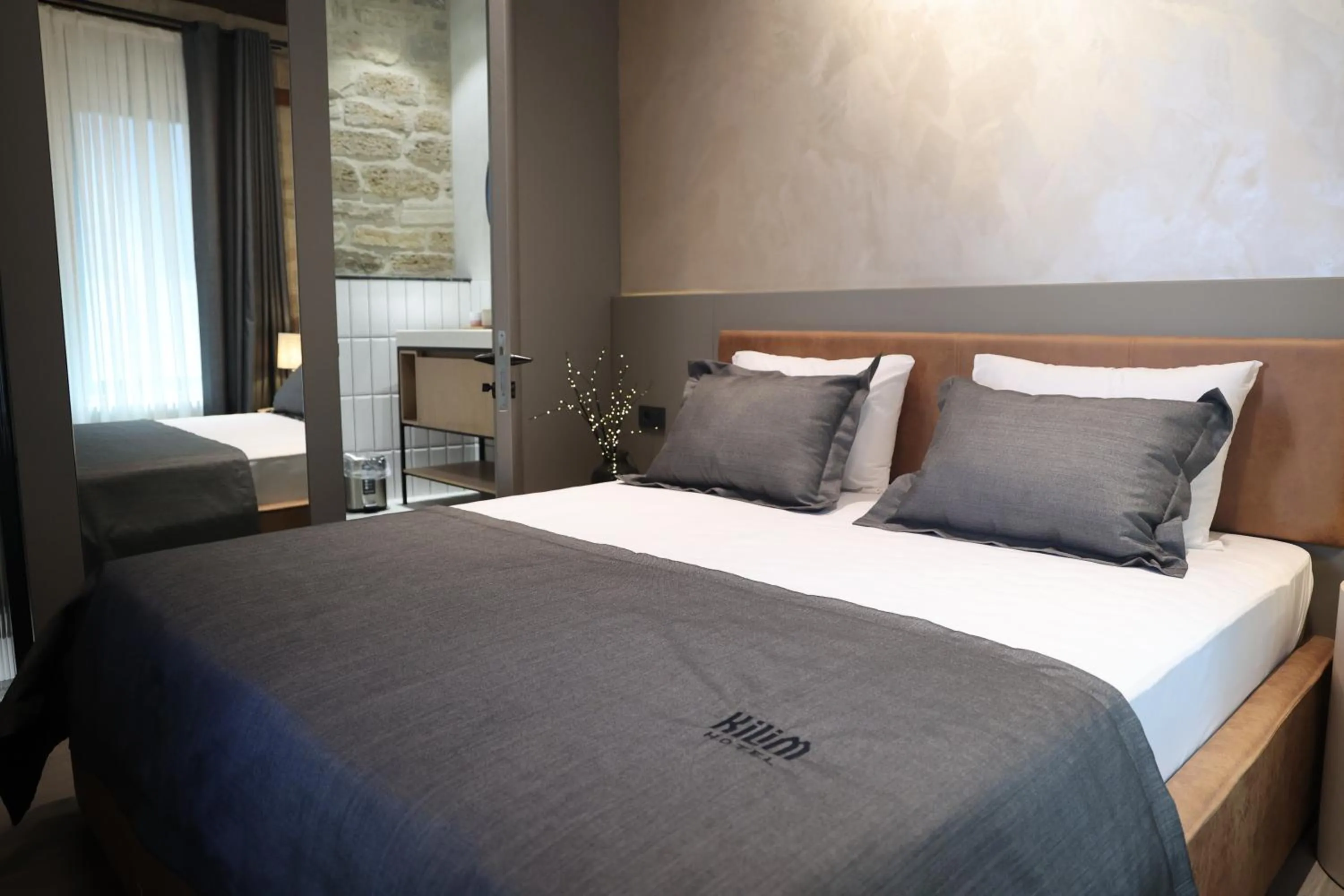 Bed in Kilim Boutique Hotel