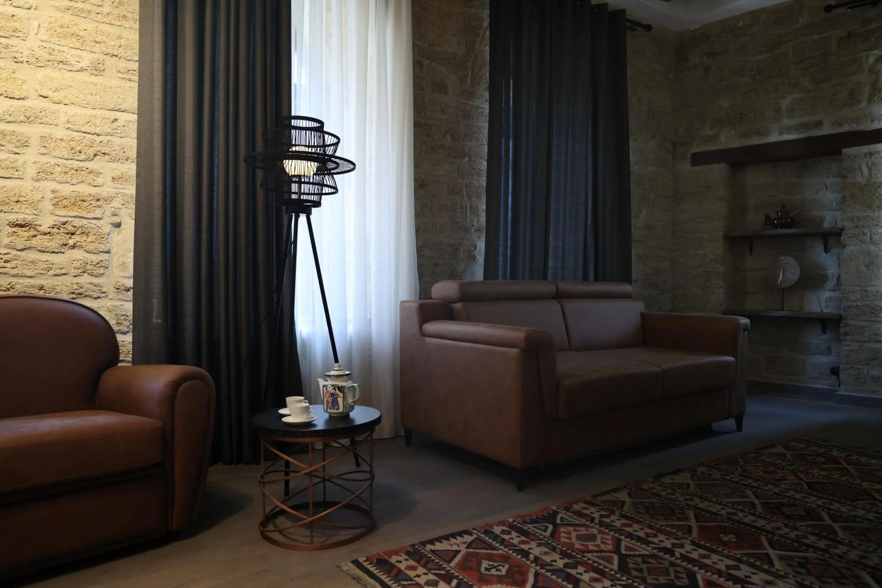 Seating area in Kilim Boutique Hotel