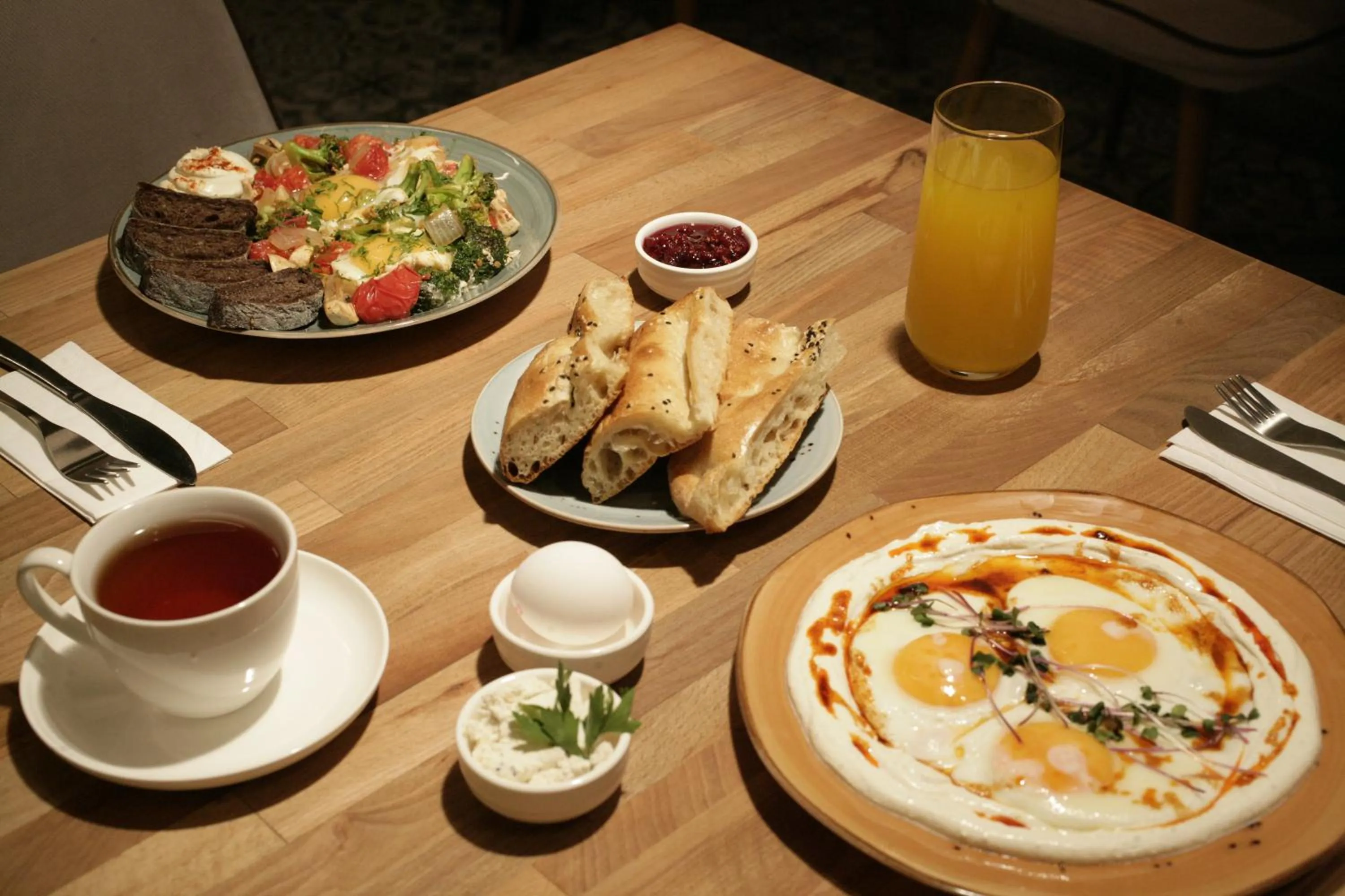 Continental breakfast in Kilim Boutique Hotel