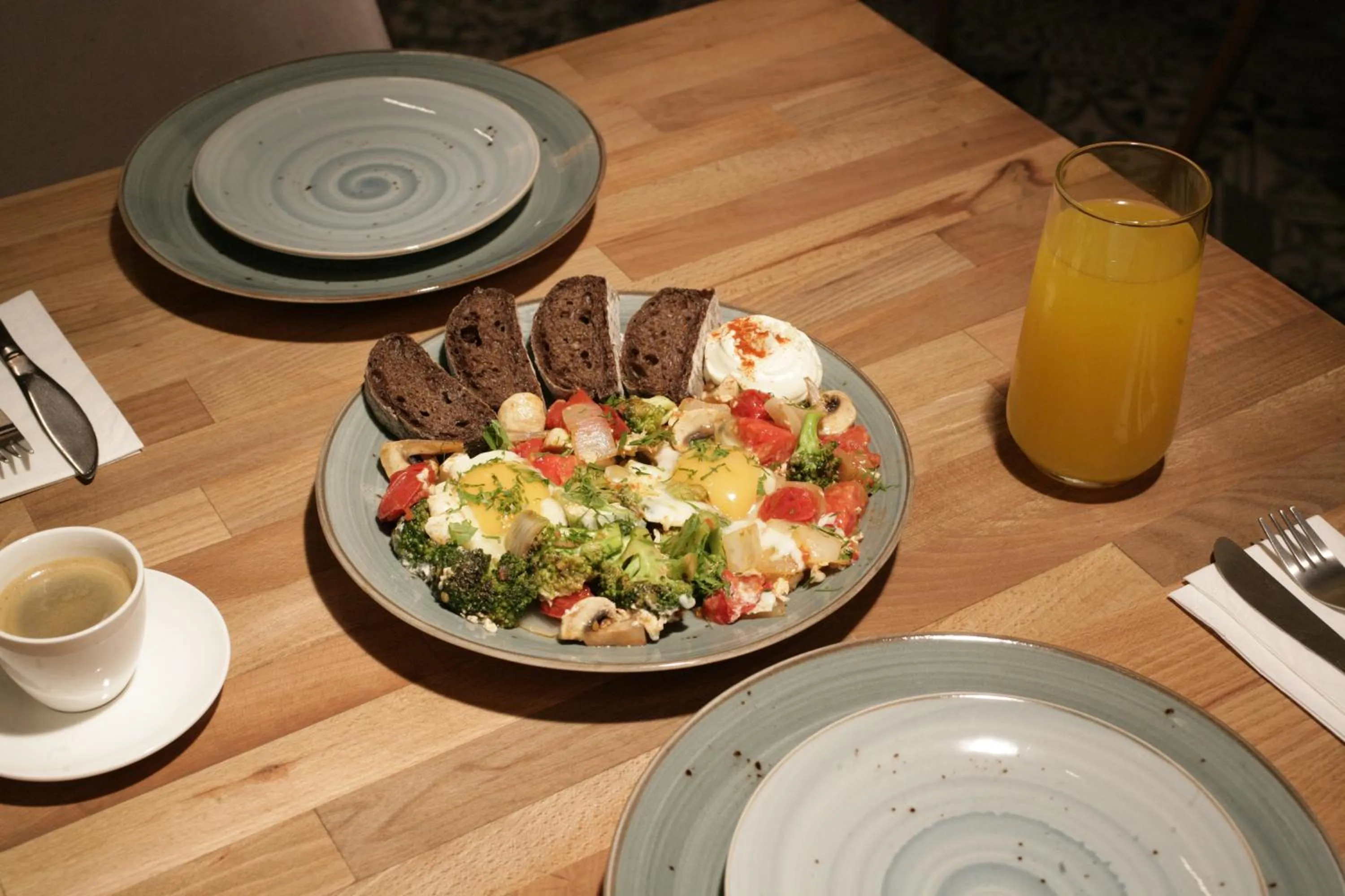 Continental breakfast in Kilim Boutique Hotel