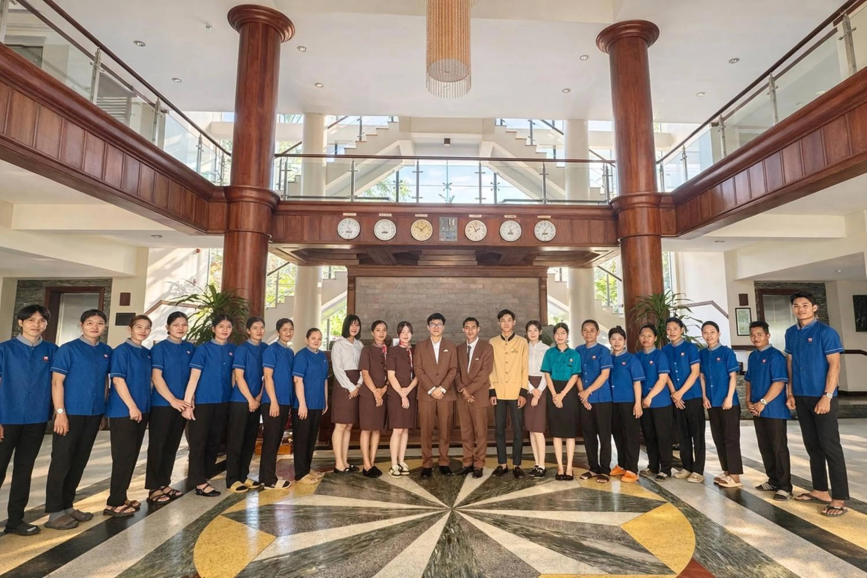Staff in EG Paradise Angkor Villa Hotel