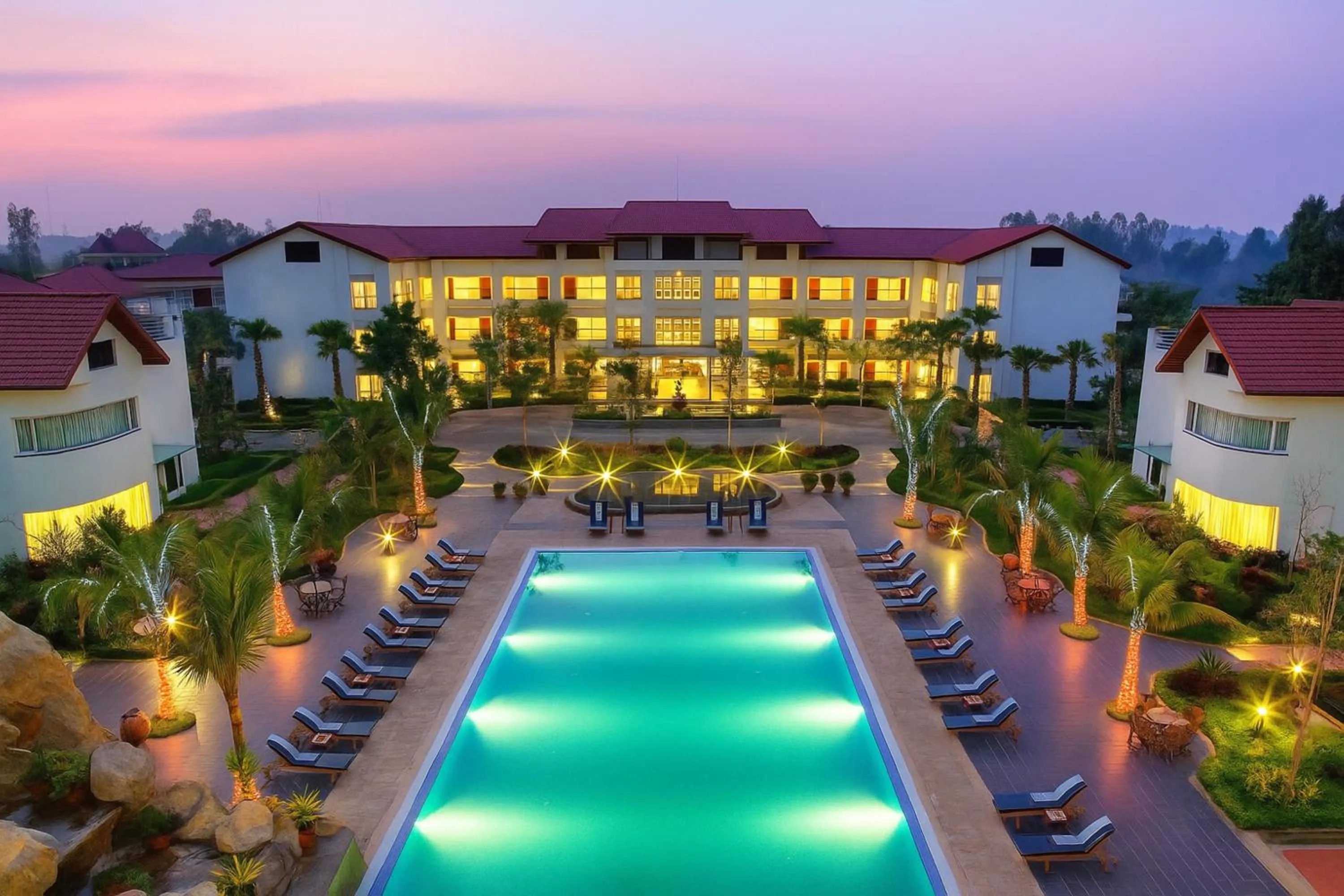 Property building in EG Paradise Angkor Villa Hotel