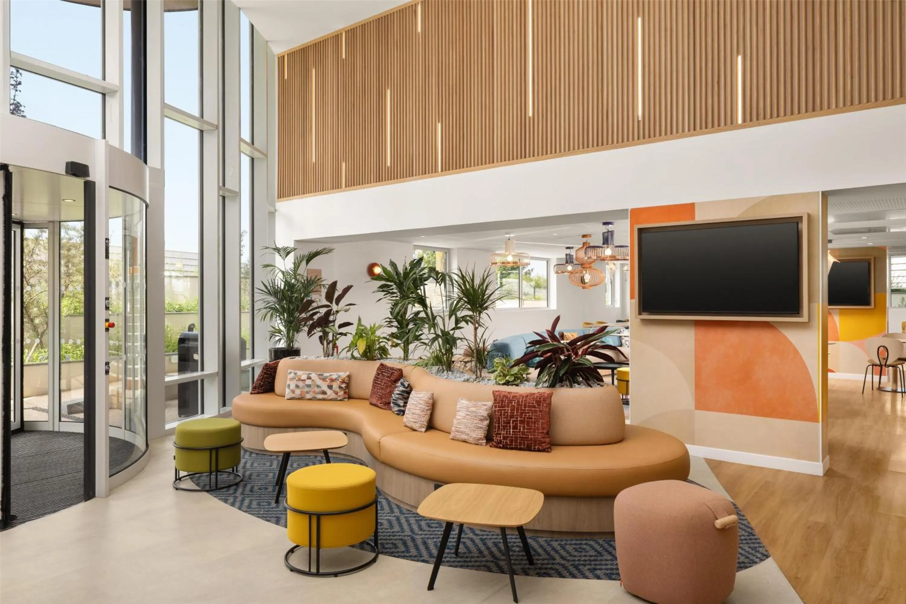 Lobby or reception in Hampton By Hilton Paris Charles De Gaulle Airport