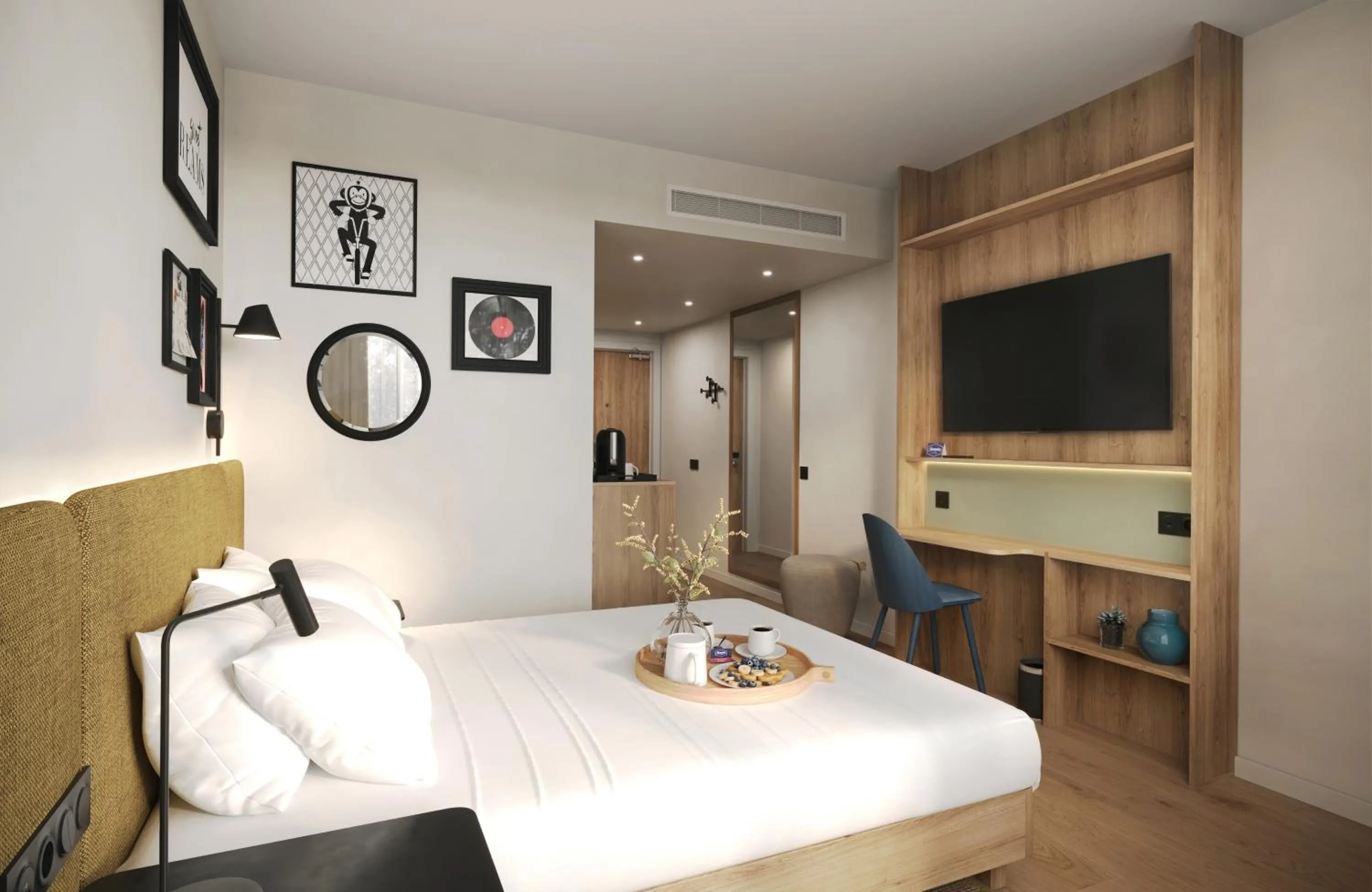 Bed in Hampton By Hilton Paris Charles De Gaulle Airport