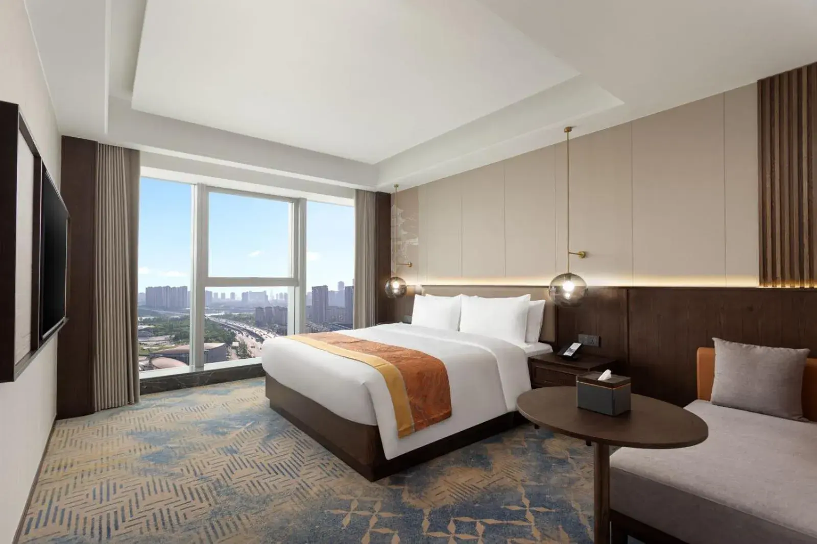 Executive King Room with Panoramic View - Non-Smoking in Hawthorn by Wyndham Changsha Furong Executive King Room with Panoramic View - Non-Smoking in Hawthorn by Wyndham Changsha Furong