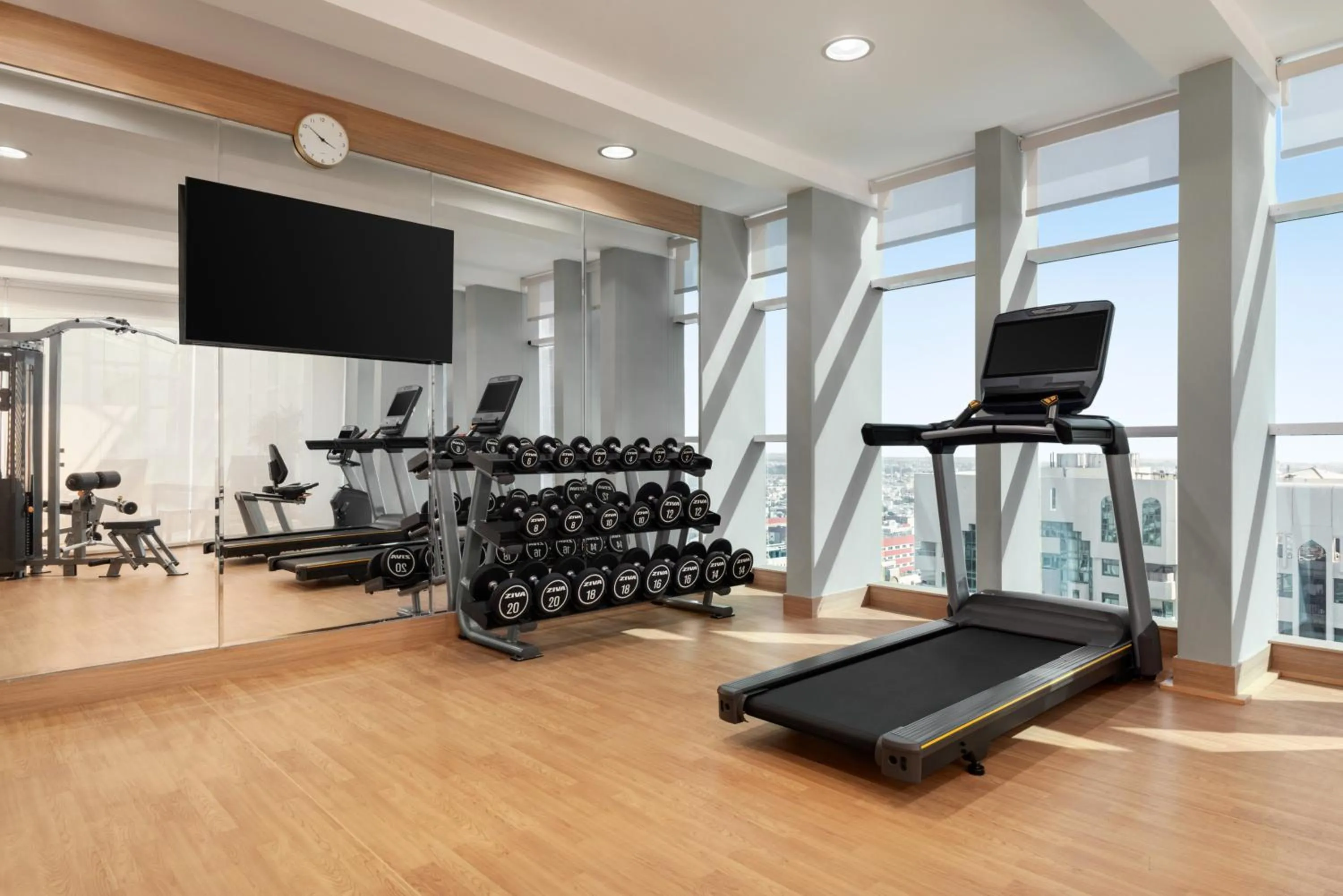 Fitness centre/facilities in La Quinta by Wyndham Abu Dhabi Al Wahda