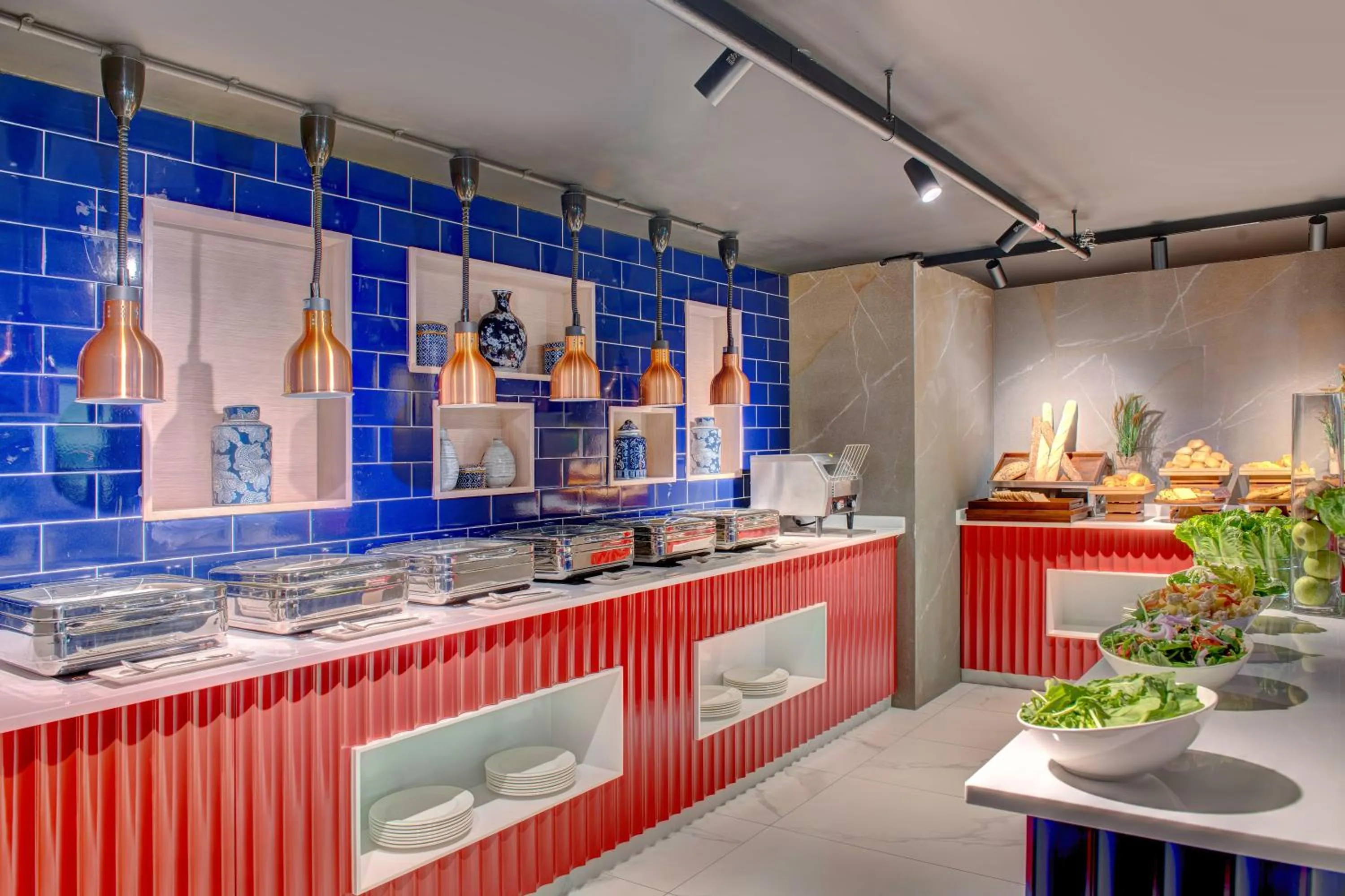 Buffet breakfast in La Quinta by Wyndham Abu Dhabi Al Wahda