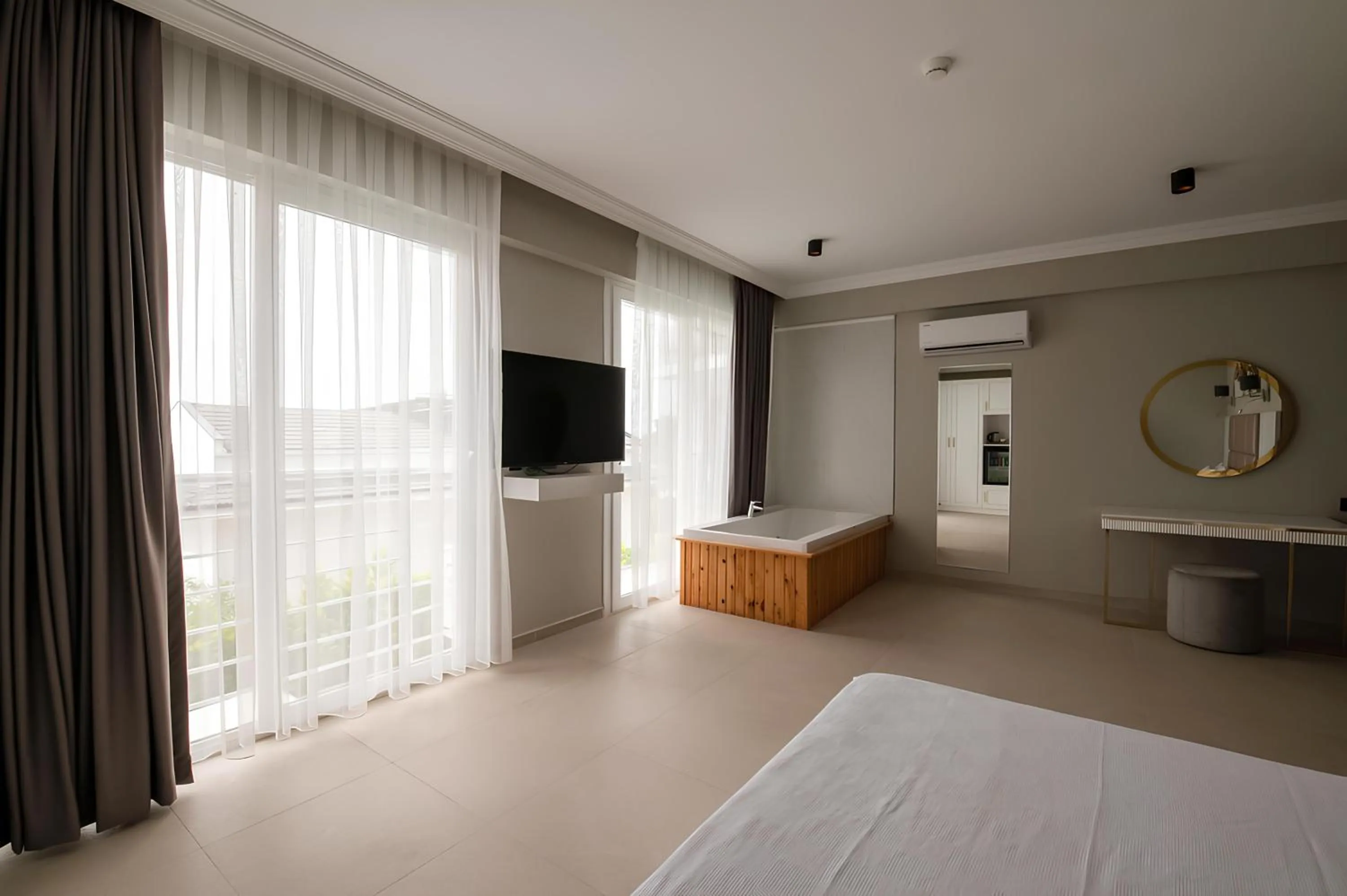 Bath, Bed in Ramada by Wyndham Fethiye Oludeniz