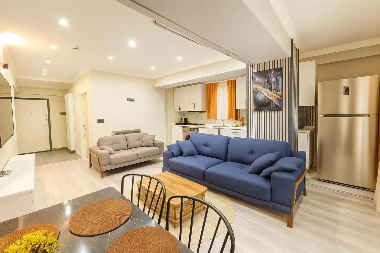 Kitchen or kitchenette in Casa Florya Suites