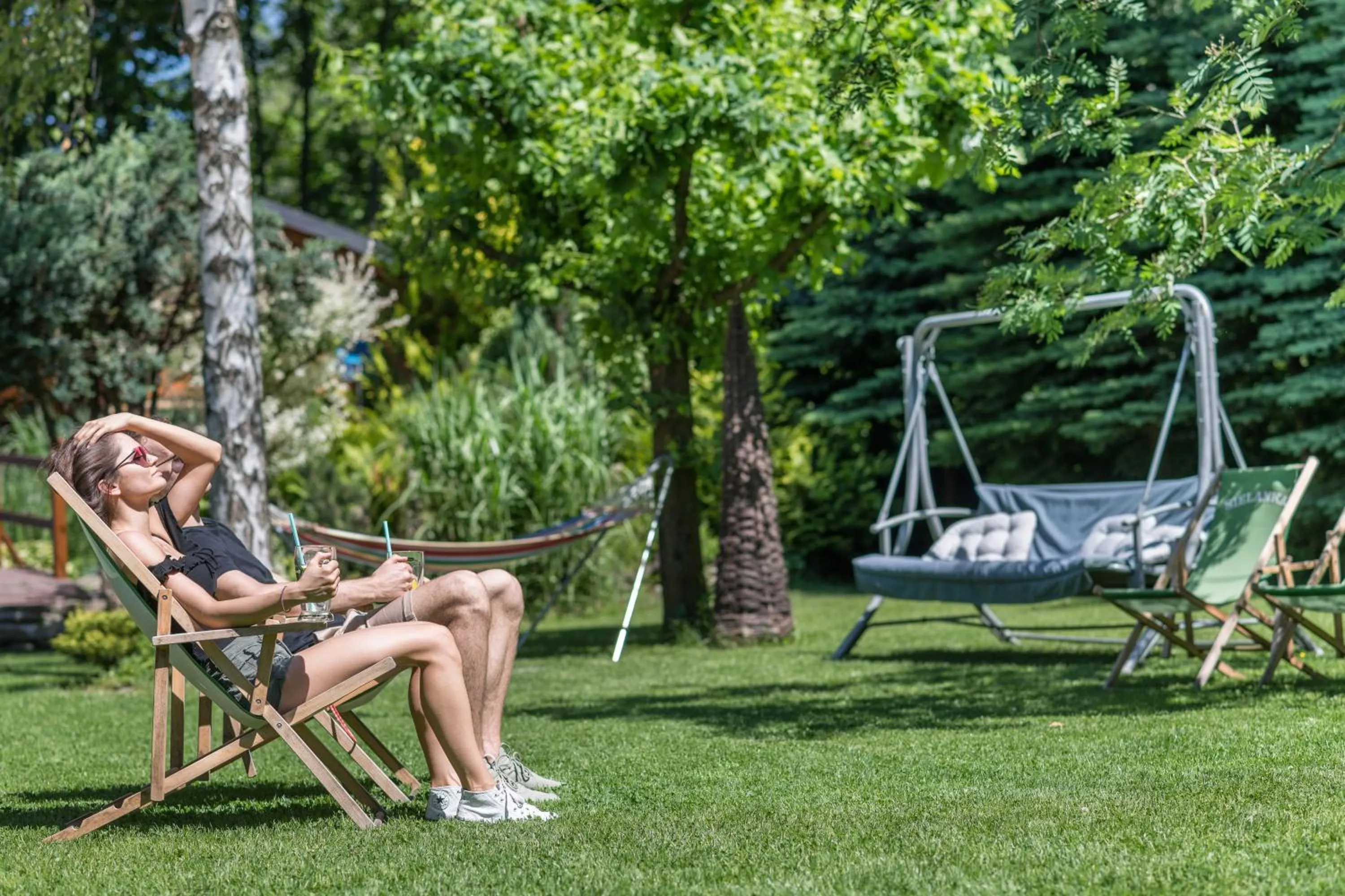 Garden in Sielanka Pokoje Hotelowe, Restauracja - Ustroń