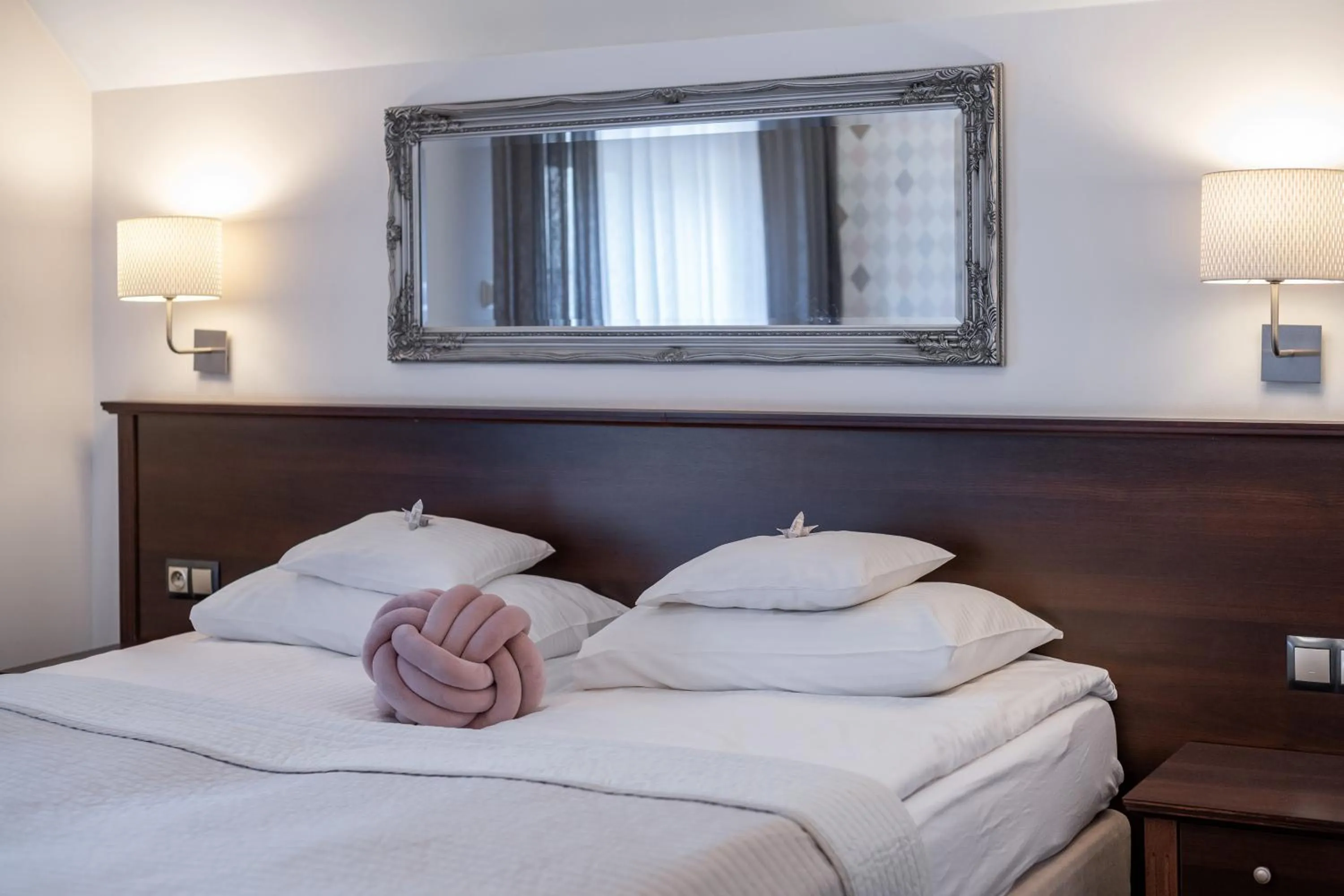 Bed in Sielanka Pokoje Hotelowe, Restauracja - Ustroń