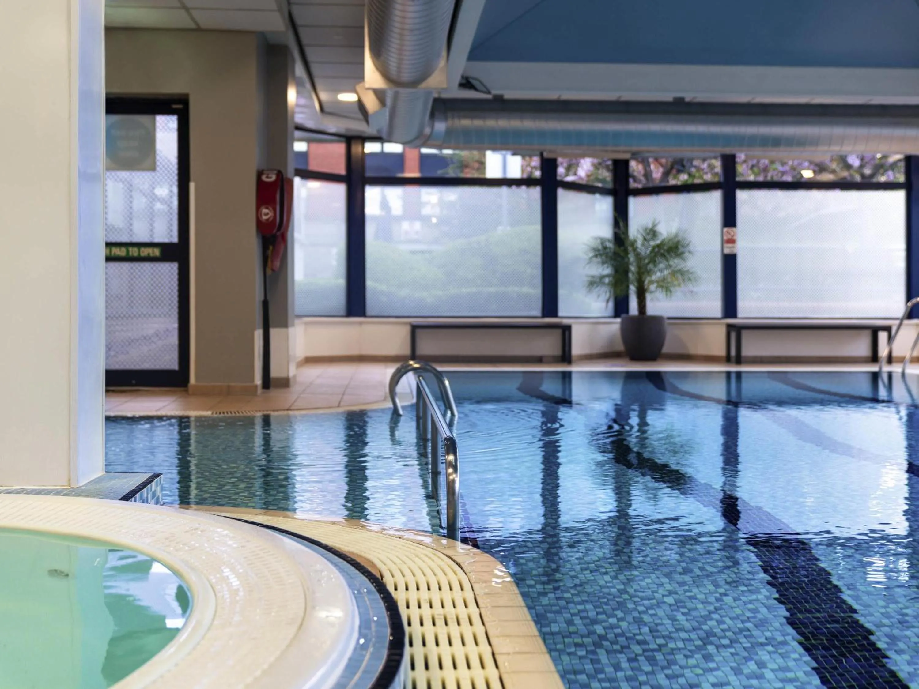 Pool view in Mercure Nottingham Sherwood
