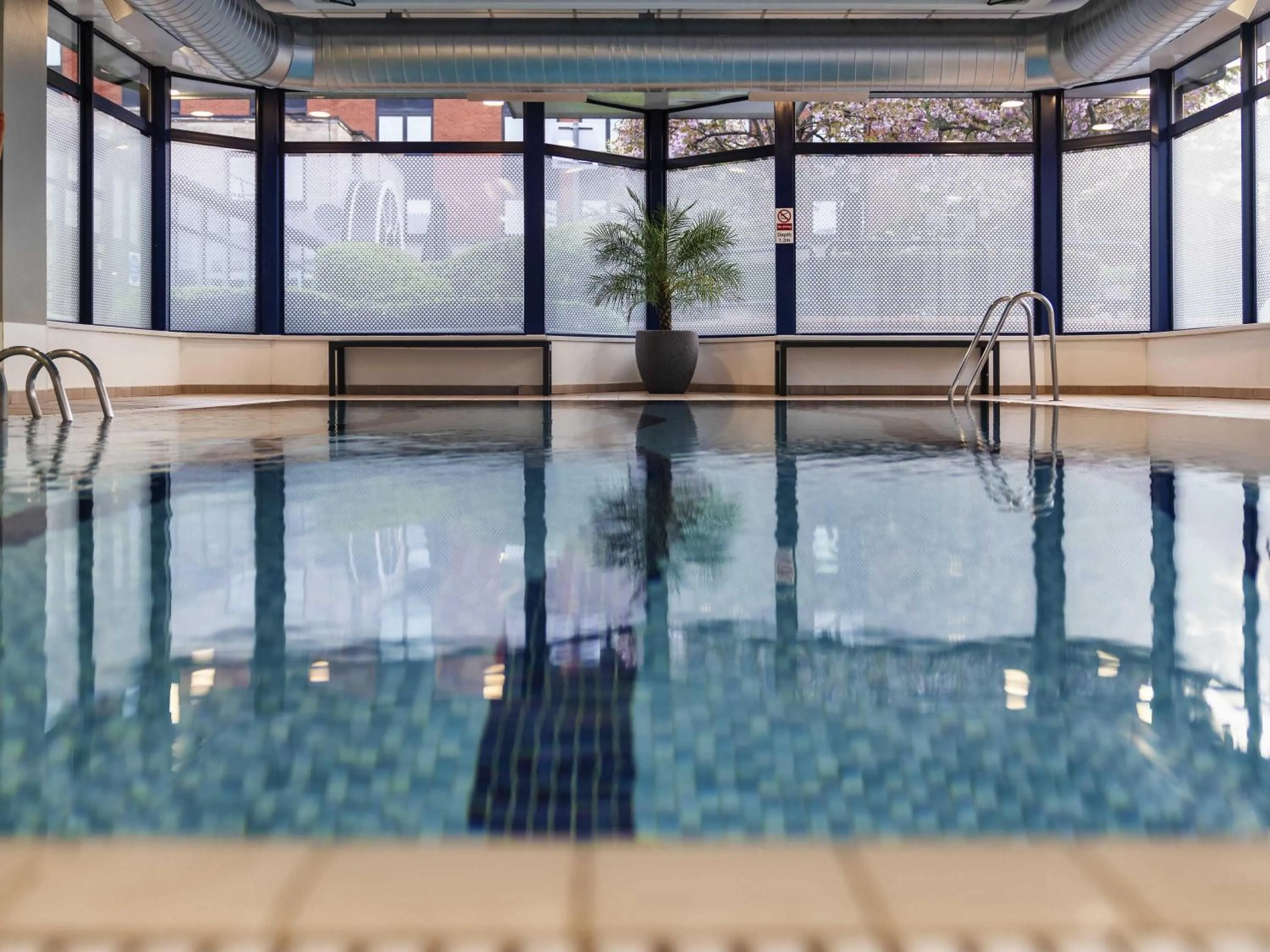 Pool view in Mercure Nottingham Sherwood