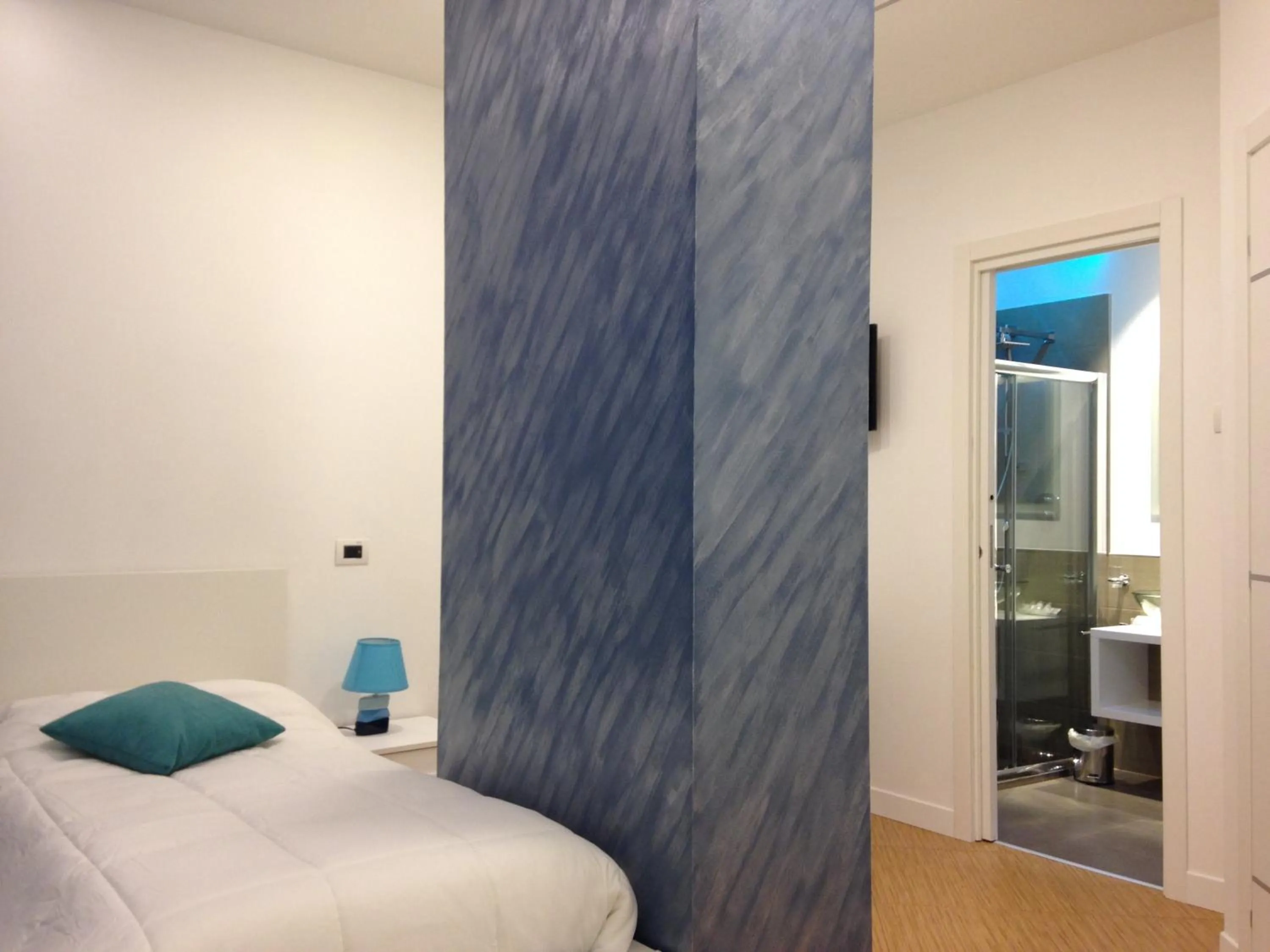 Decorative detail, Bed in Valle Aurelia House