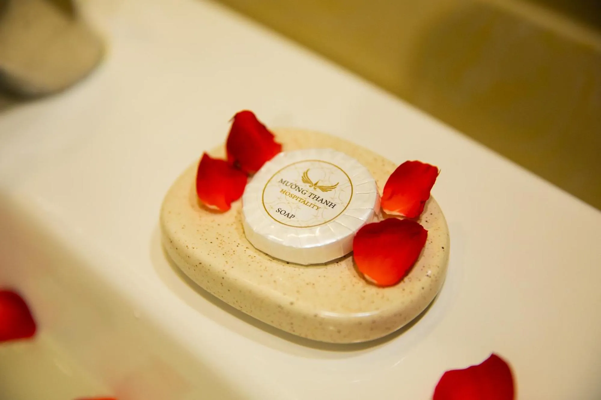 Shower in Muong Thanh Dien Chau Hotel