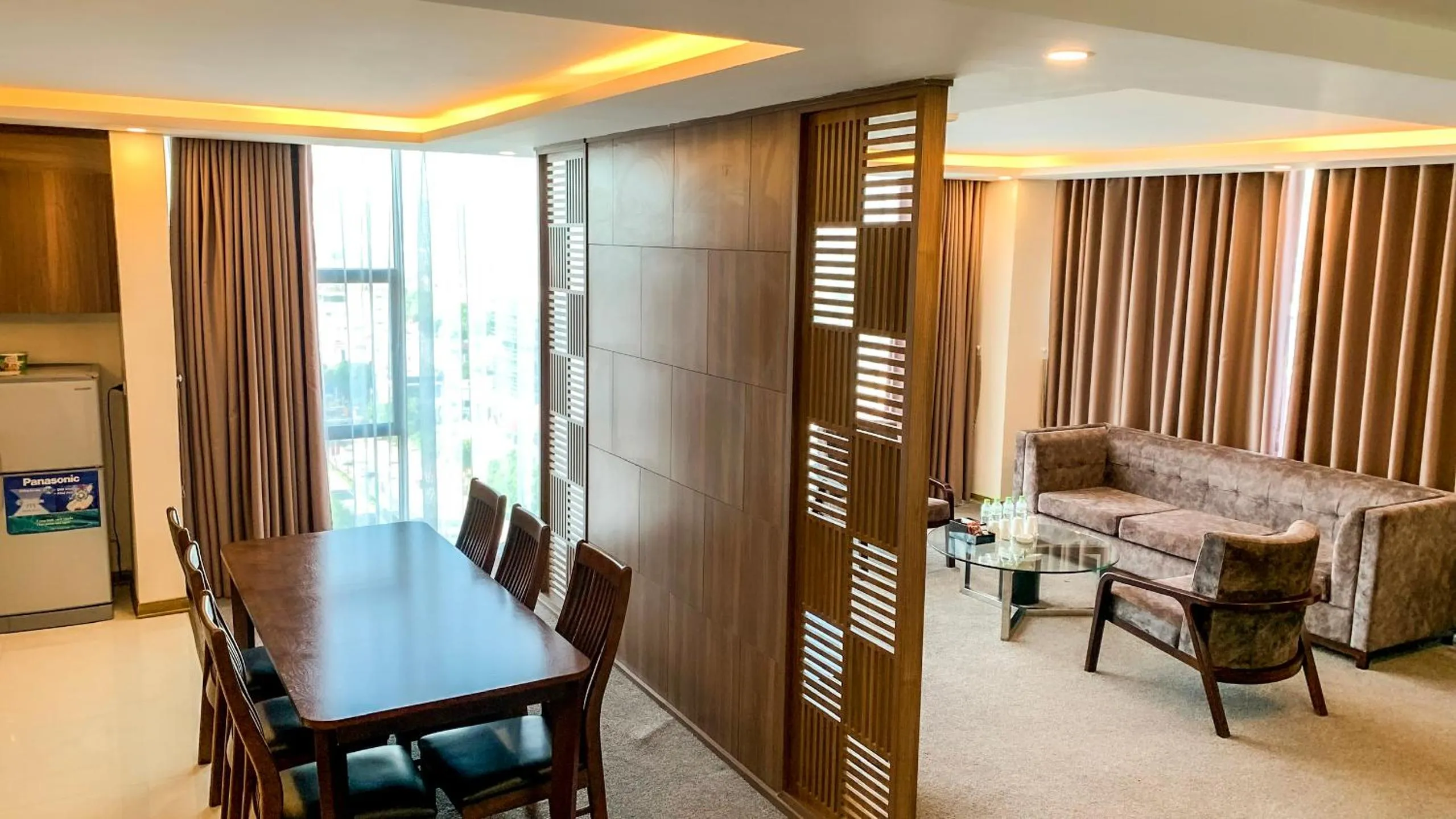 Living room in Muong Thanh Dien Chau Hotel