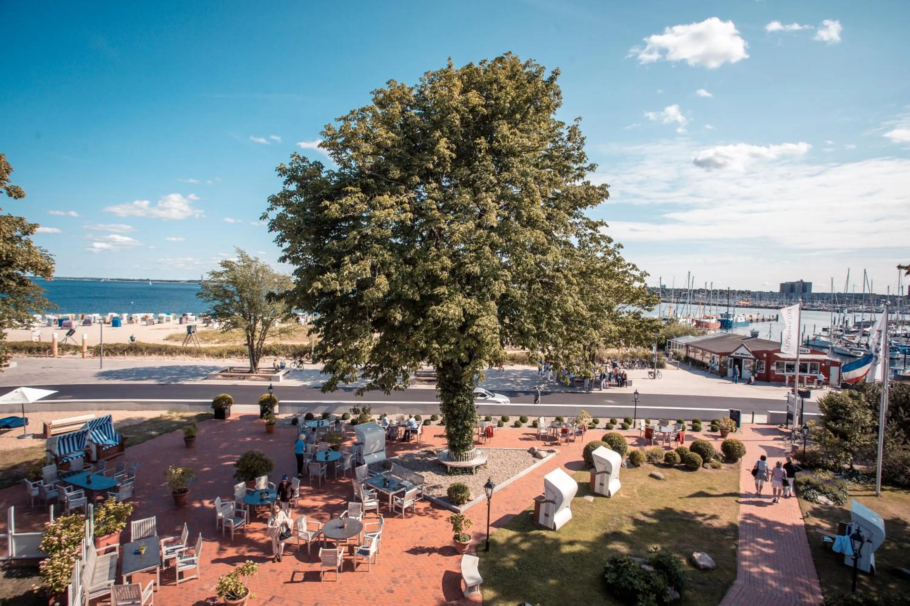 Garden in Strandhotel Strande