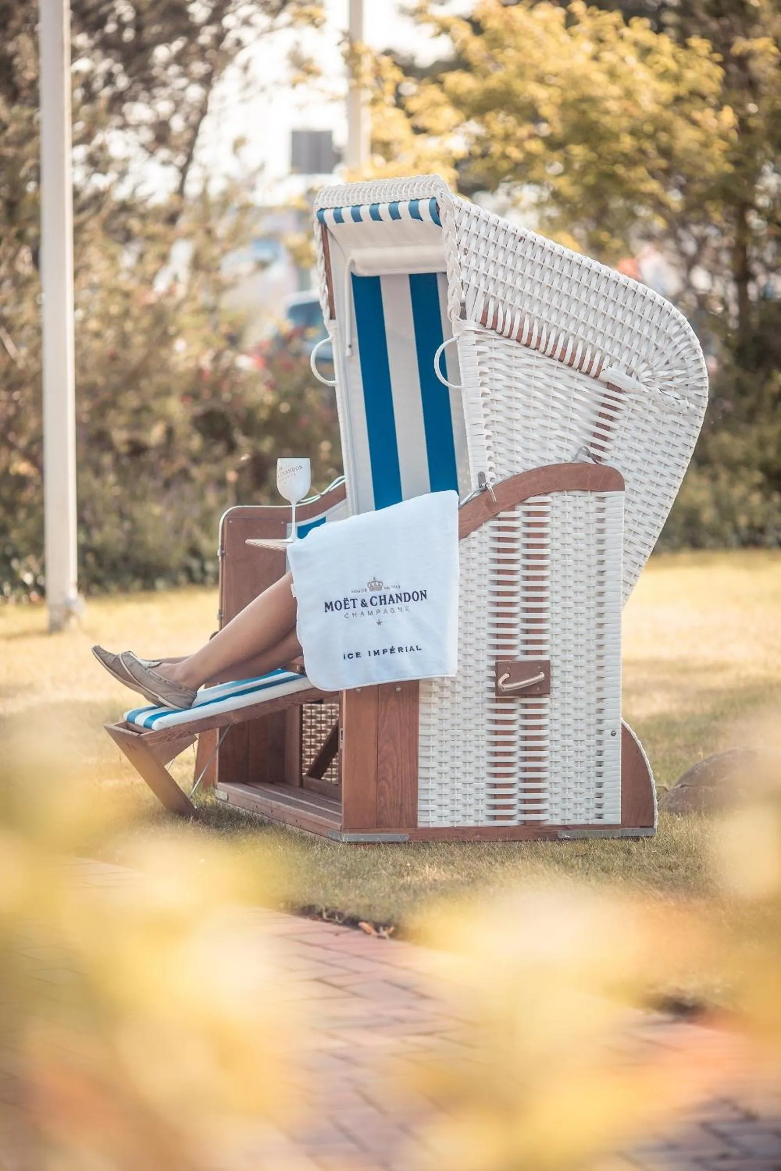 Garden in Strandhotel Strande