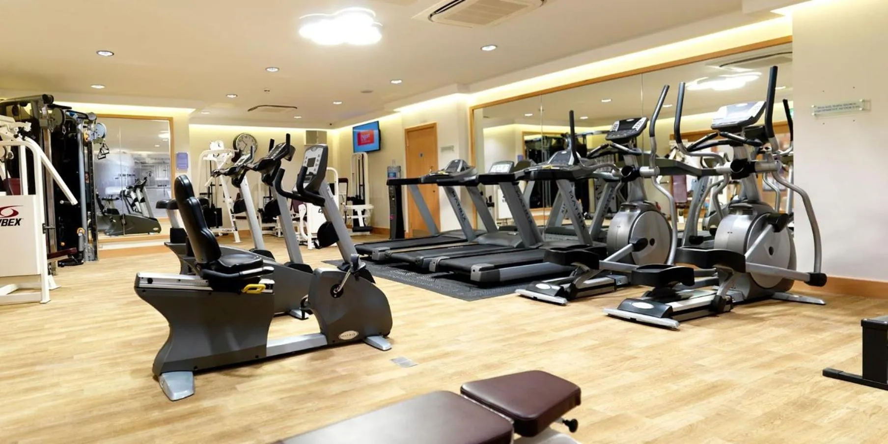 Fitness centre/facilities in Crowne Plaza Nottingham by IHG