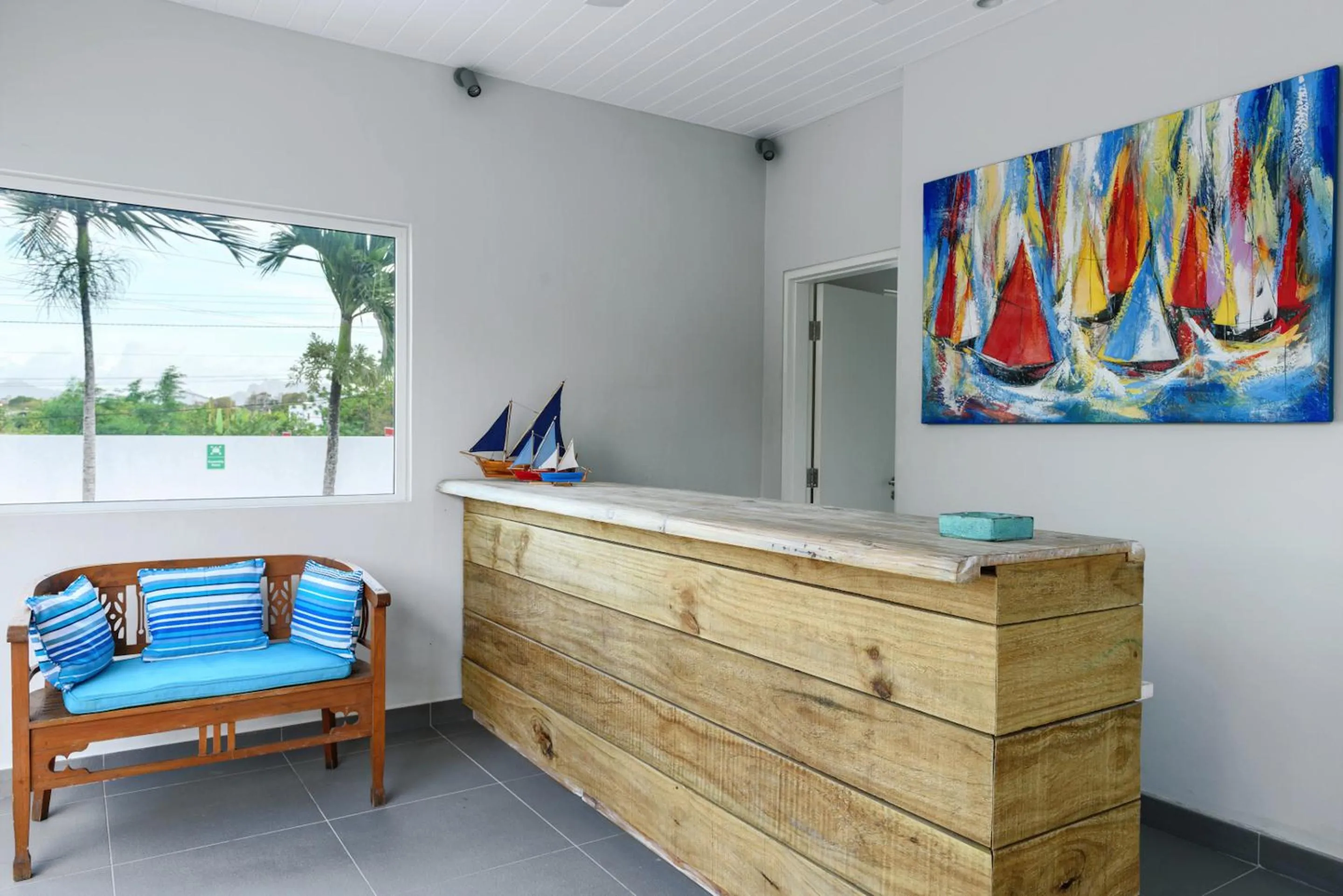 Lobby or reception in Voile Bleue Boutique Hotel